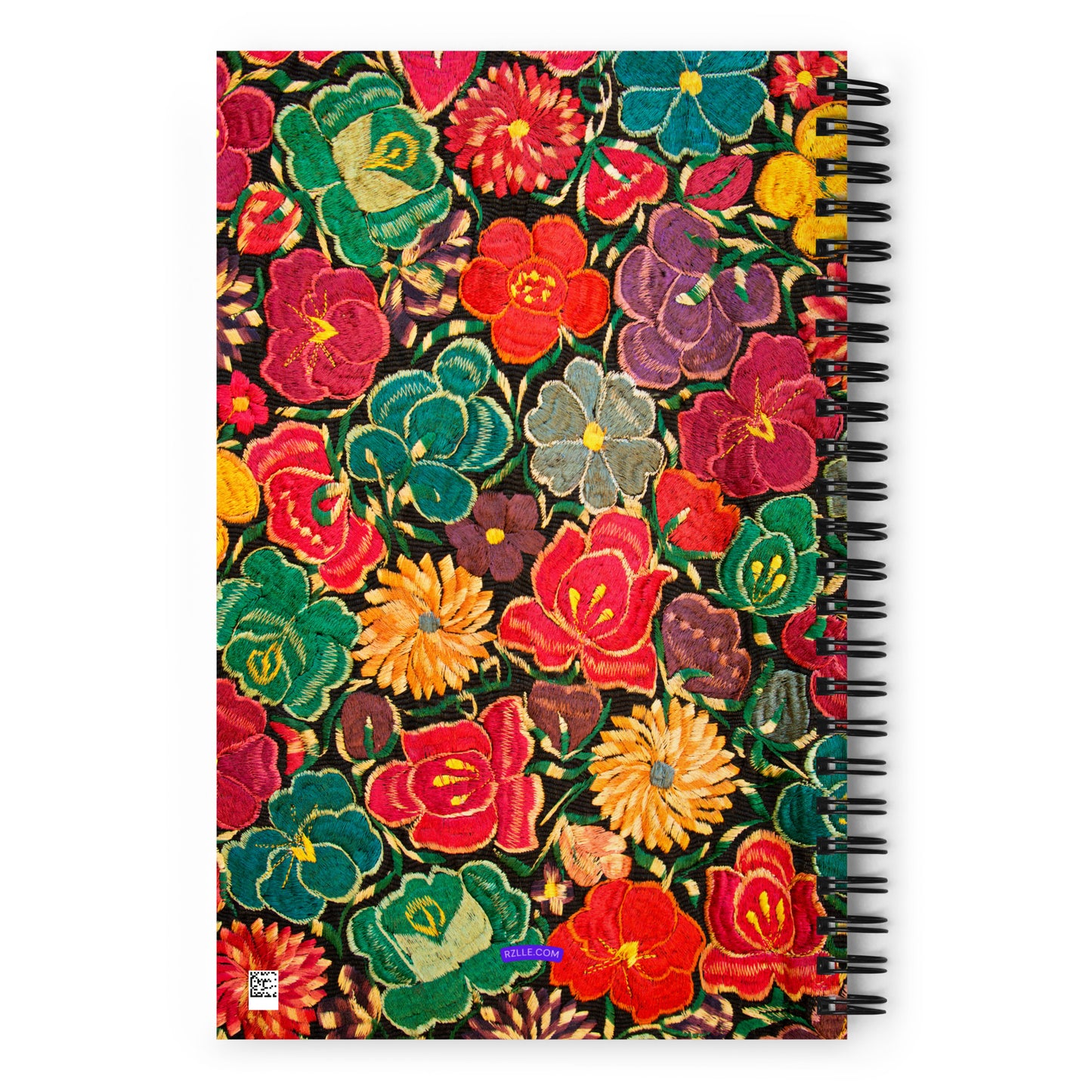 Vibrant Flowers Dream Big & Create Your Own Story Spiral notebook