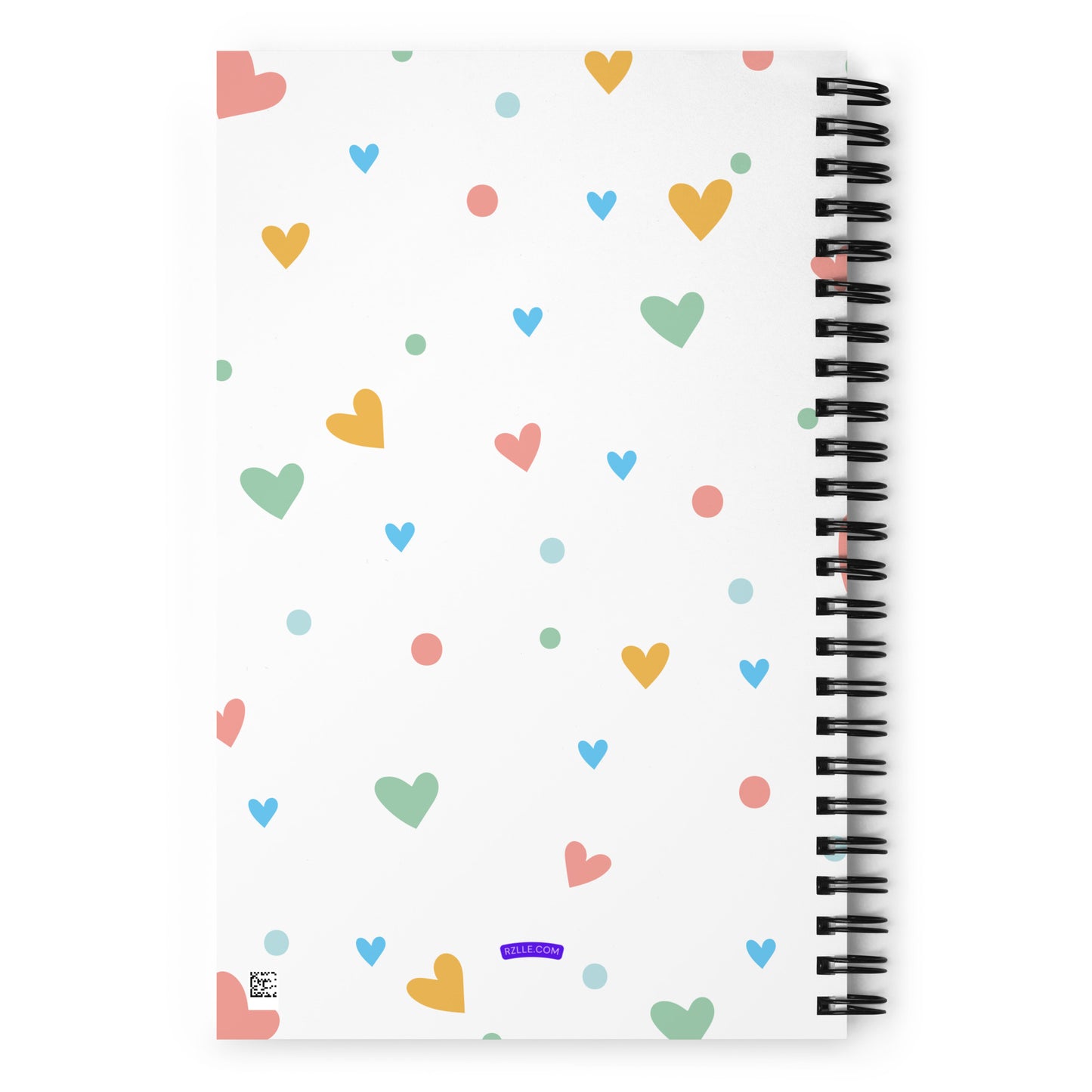 Be The Best Version Of Yourself Floral Spiral notebook