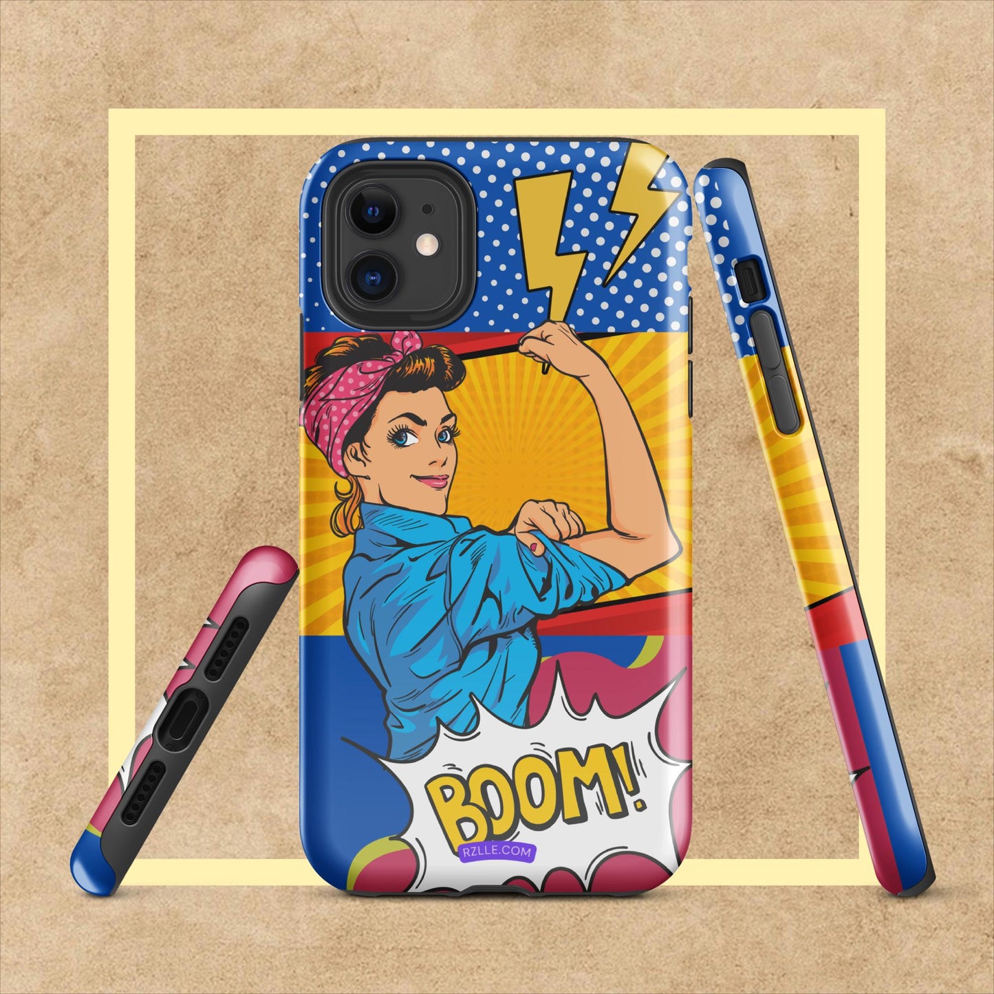 Pop Art Strong Woman Tough Case for iPhone®