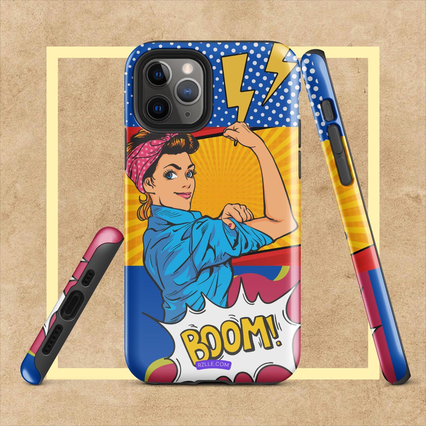 Pop Art Strong Woman Tough Case for iPhone®