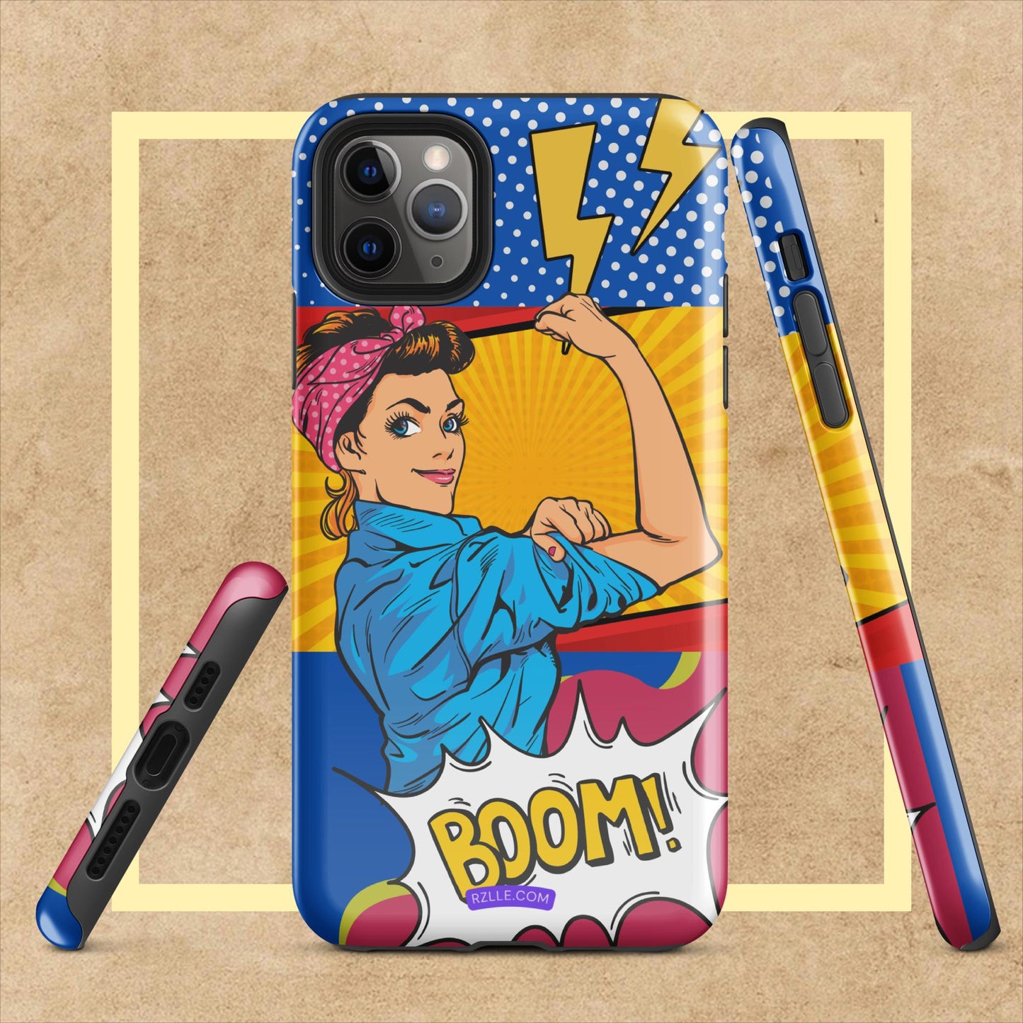 Pop Art Strong Woman Tough Case for iPhone®