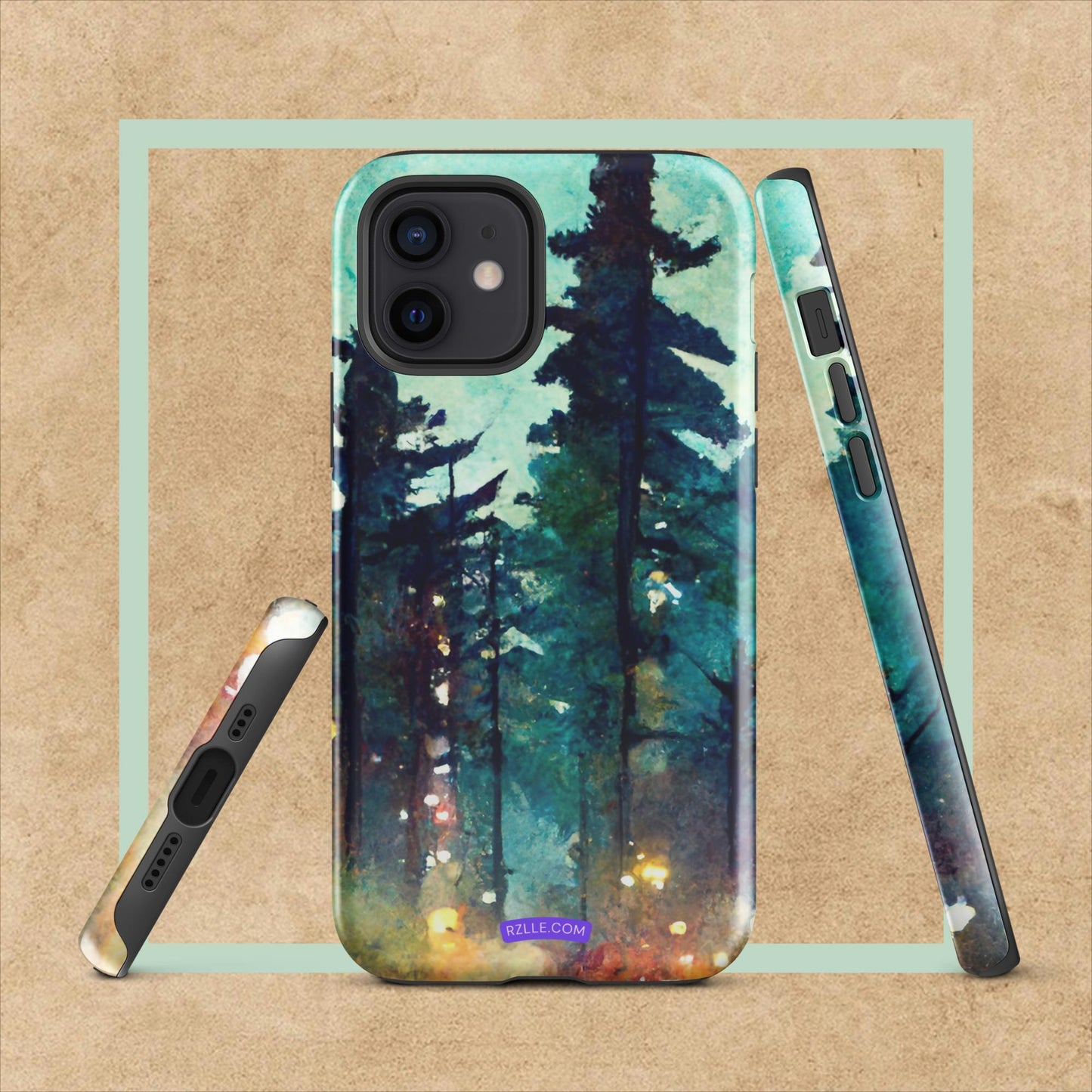 Into The Woods Watercolor Tough Case for iPhone®