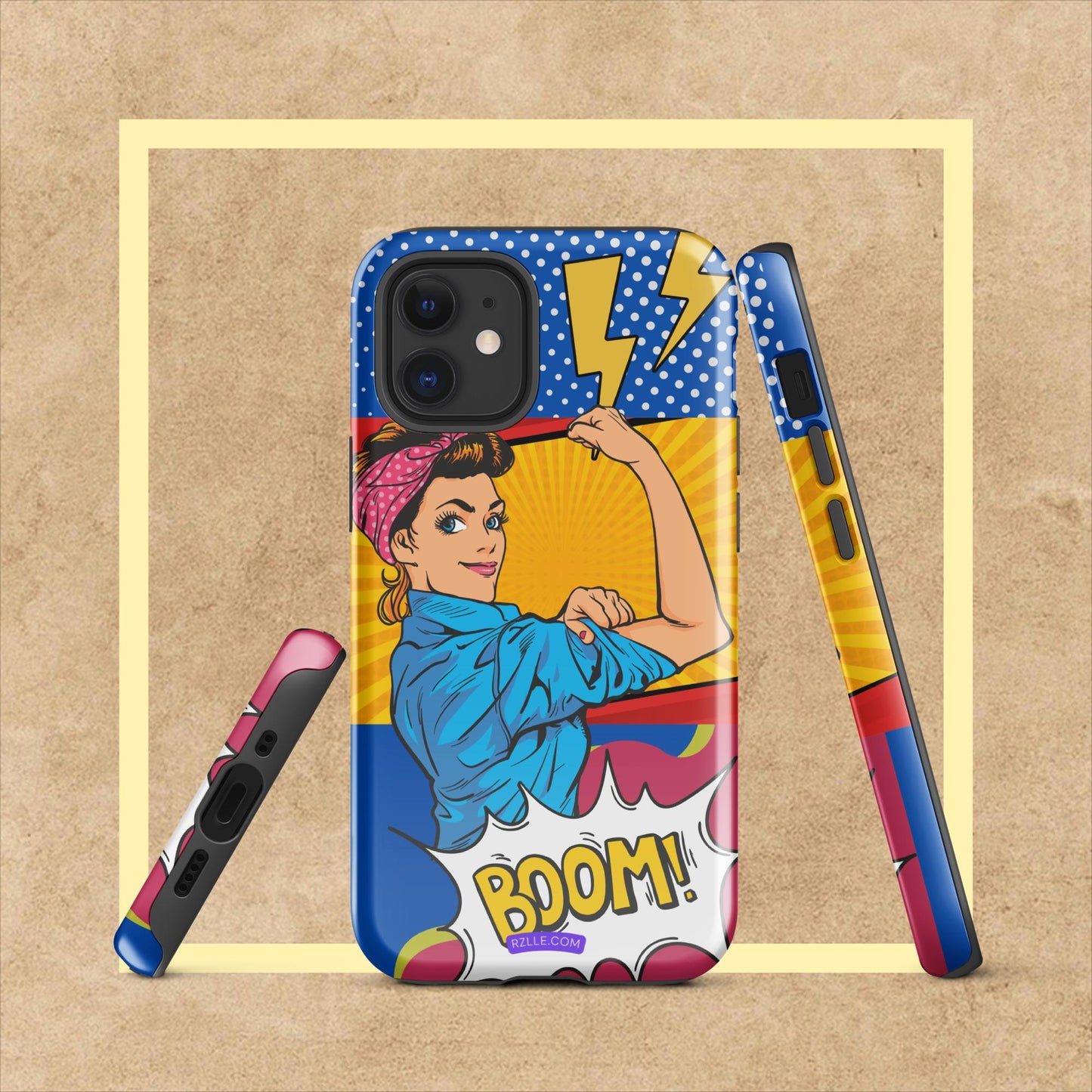 Pop Art Strong Woman Tough Case for iPhone®