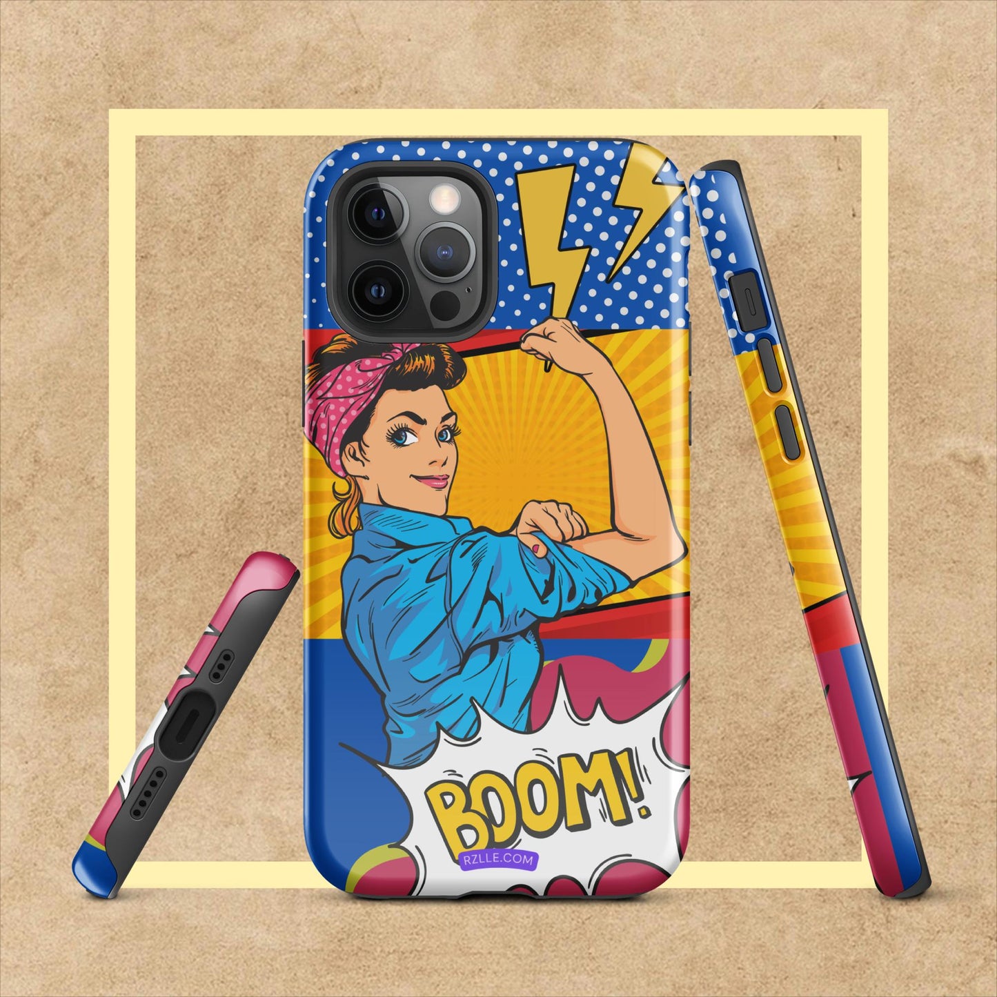 Pop Art Strong Woman Tough Case for iPhone®