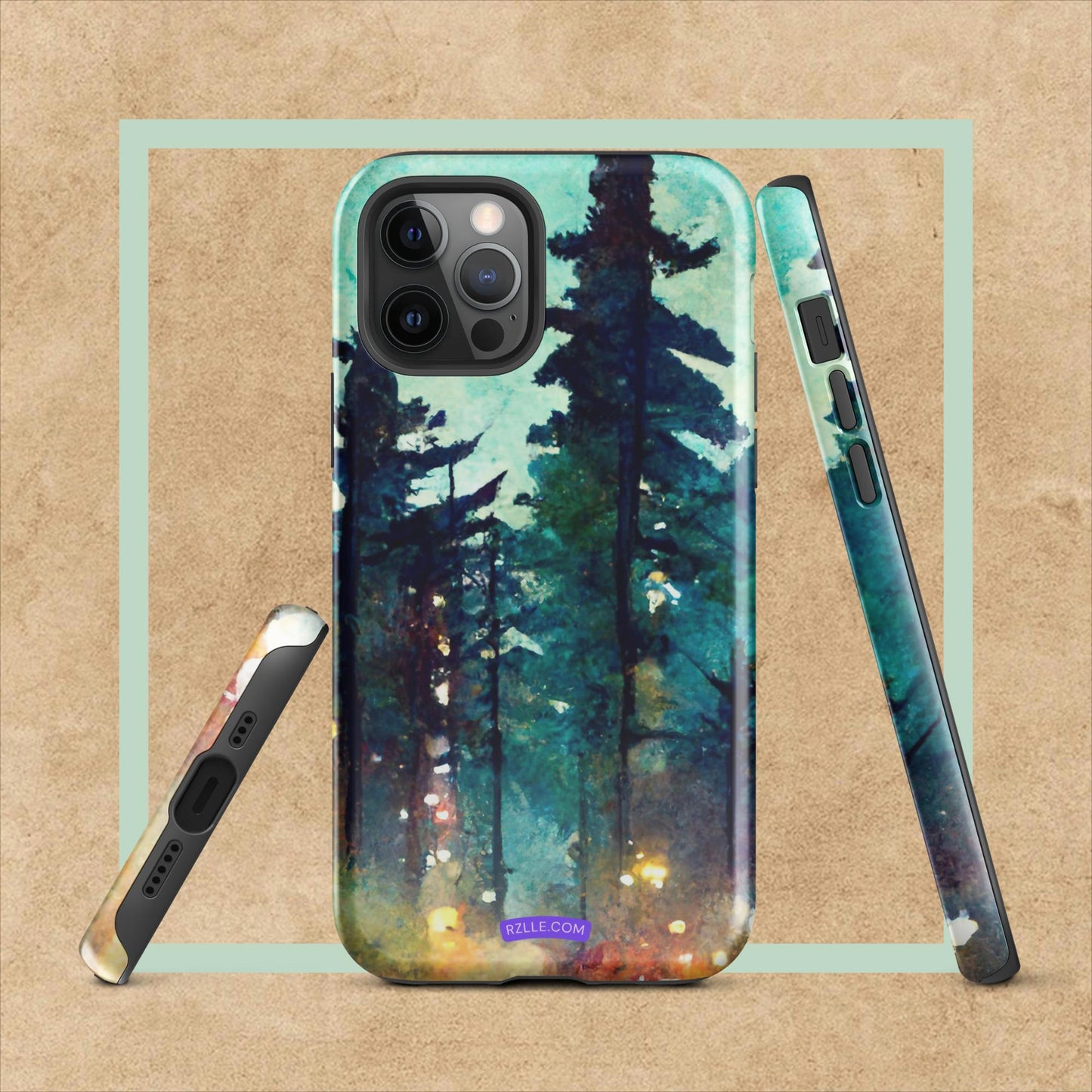 Into The Woods Watercolor Tough Case for iPhone®