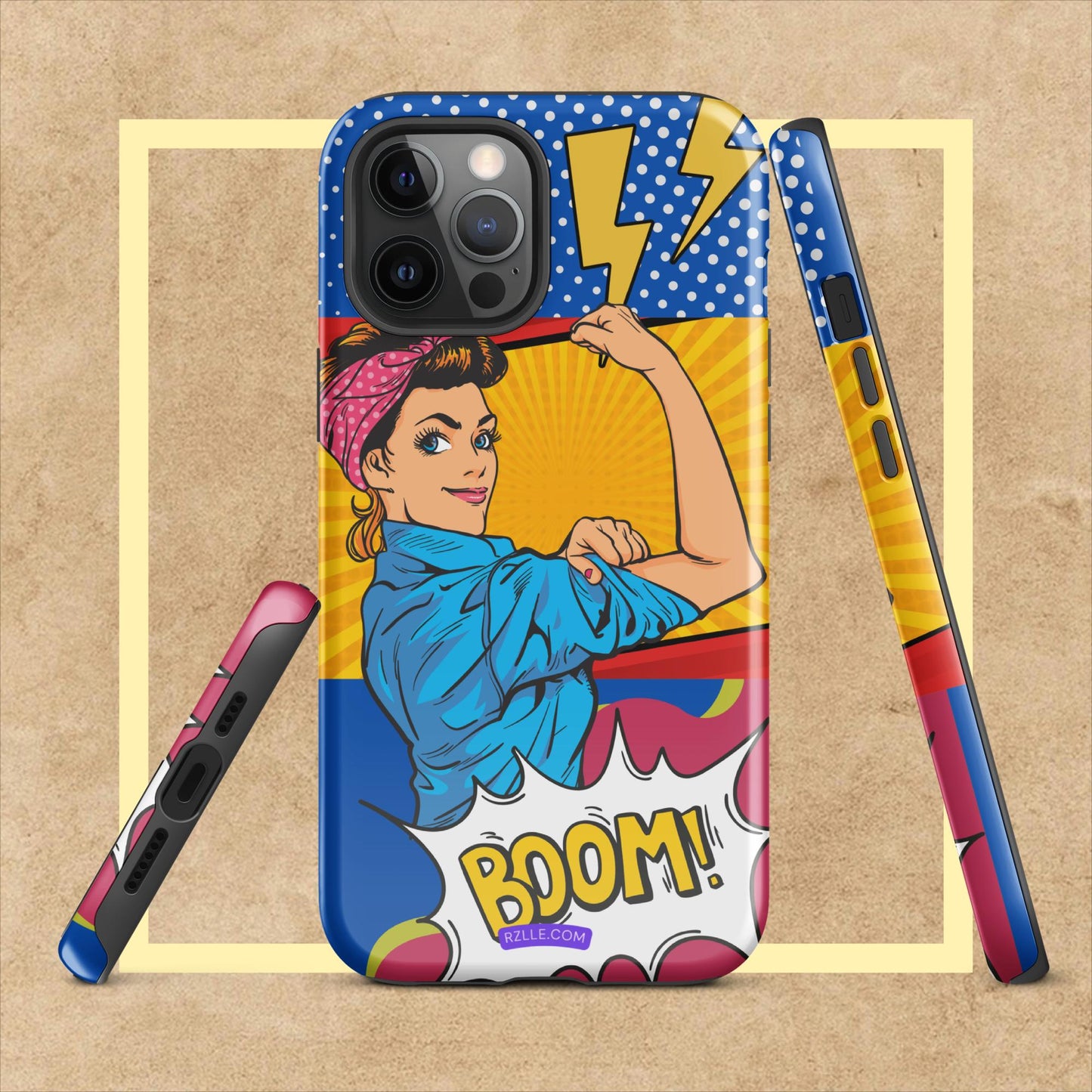 Pop Art Strong Woman Tough Case for iPhone®