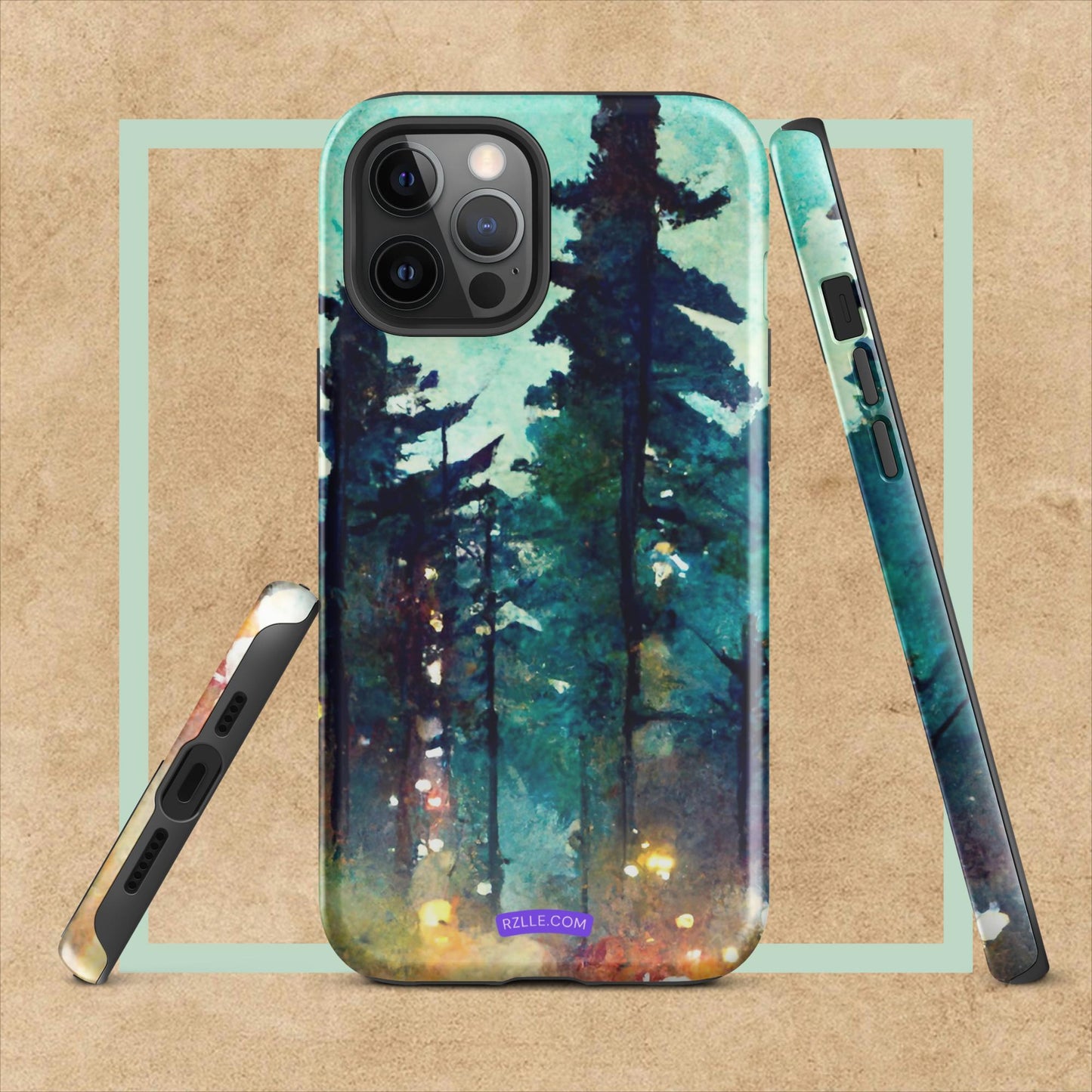 Into The Woods Watercolor Tough Case for iPhone®