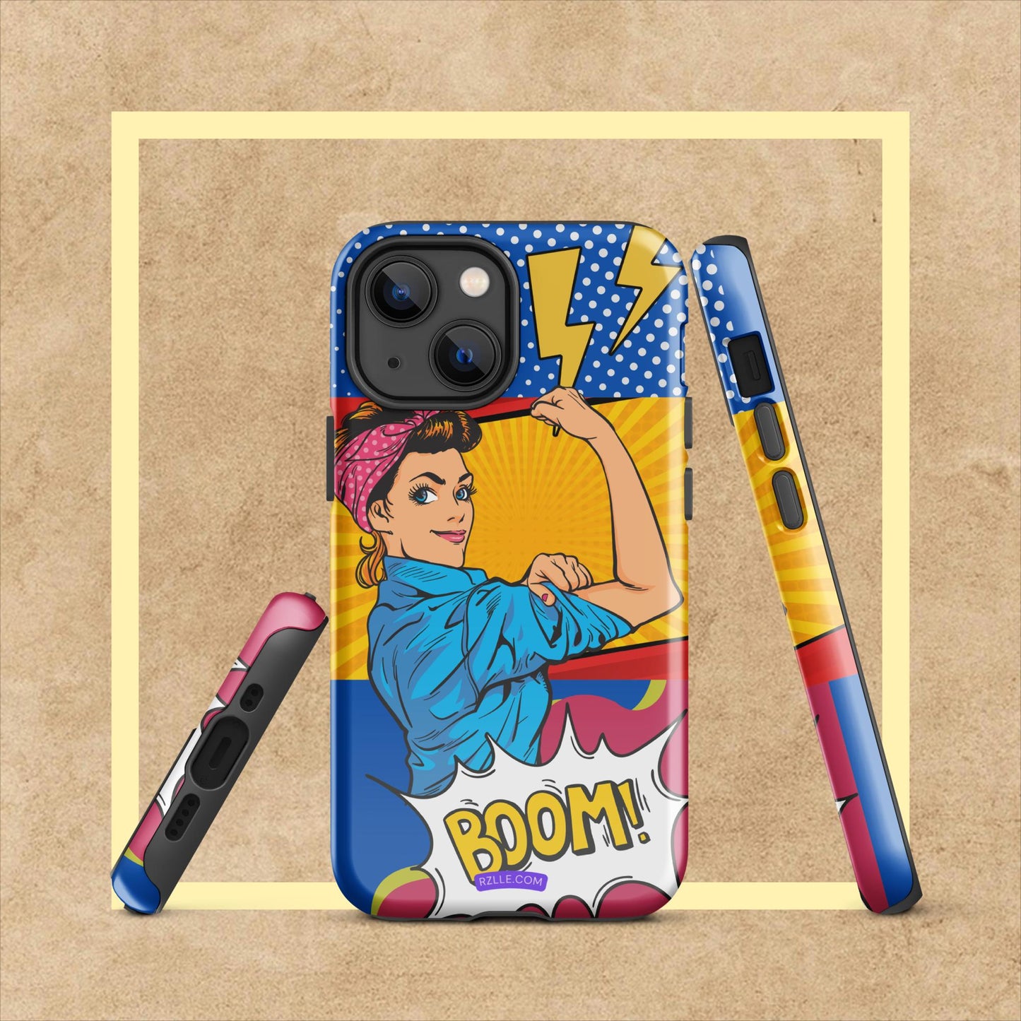 Pop Art Strong Woman Tough Case for iPhone®