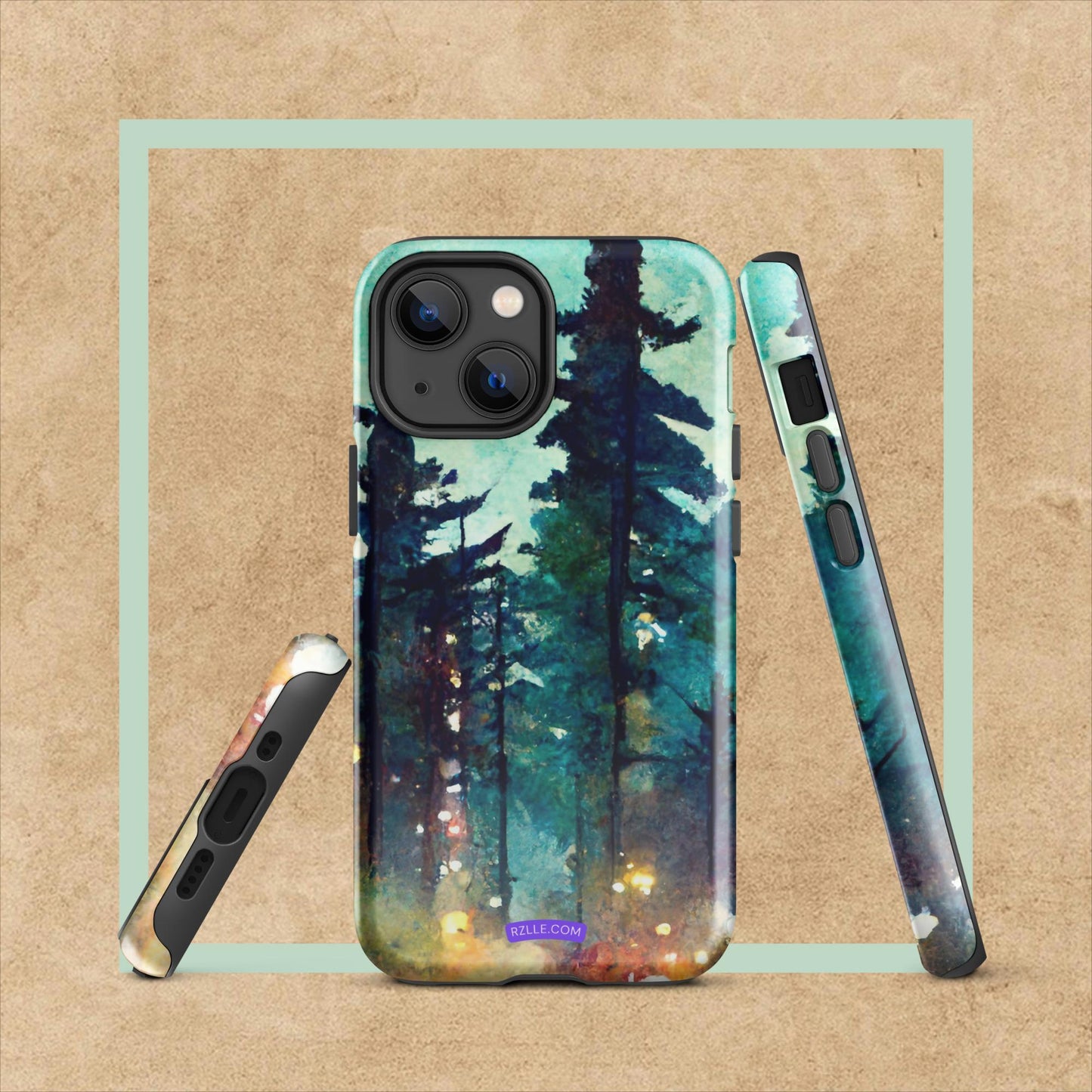 Into The Woods Watercolor Tough Case for iPhone®