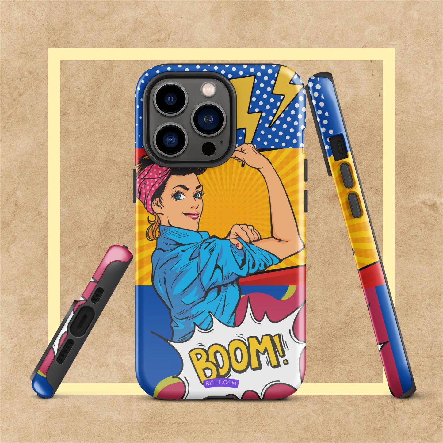 Pop Art Strong Woman Tough Case for iPhone®