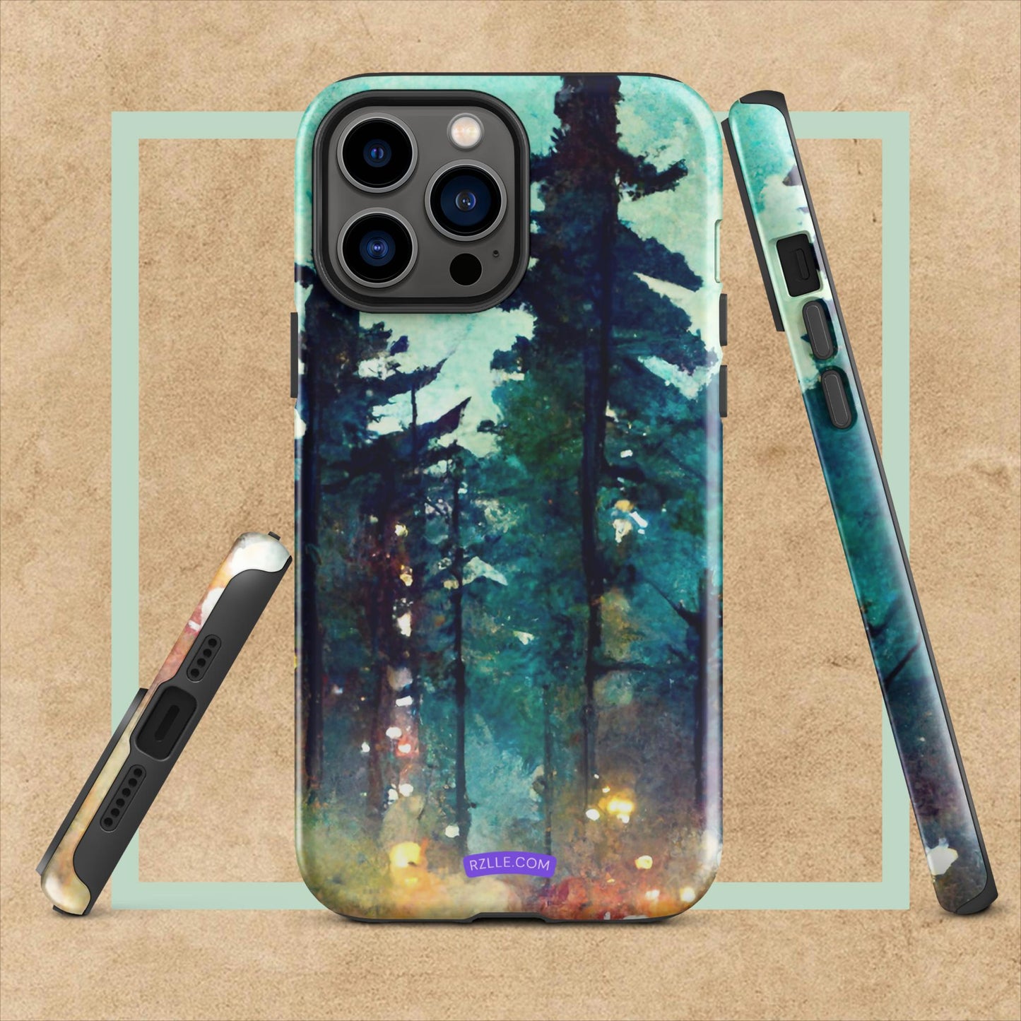 Into The Woods Watercolor Tough Case for iPhone®