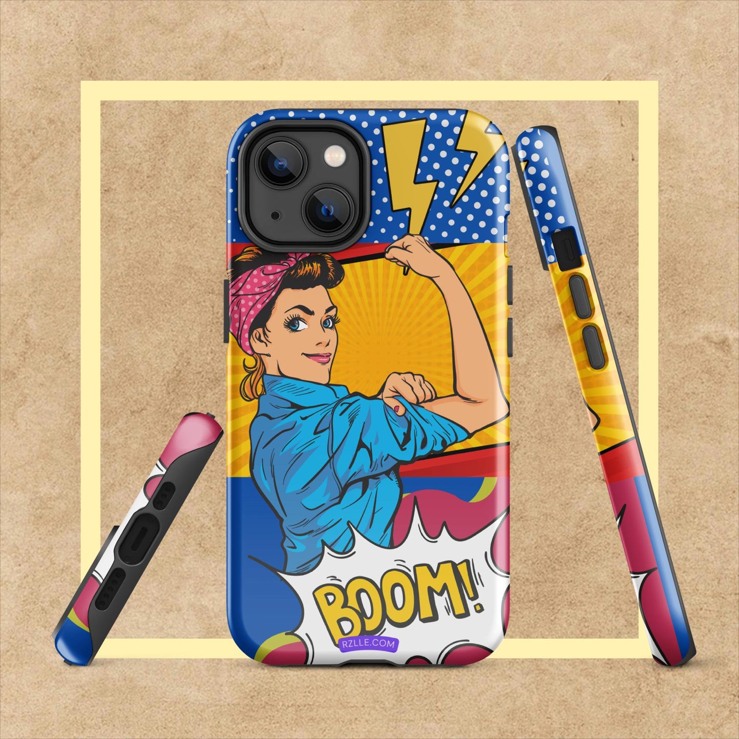 Pop Art Strong Woman Tough Case for iPhone®