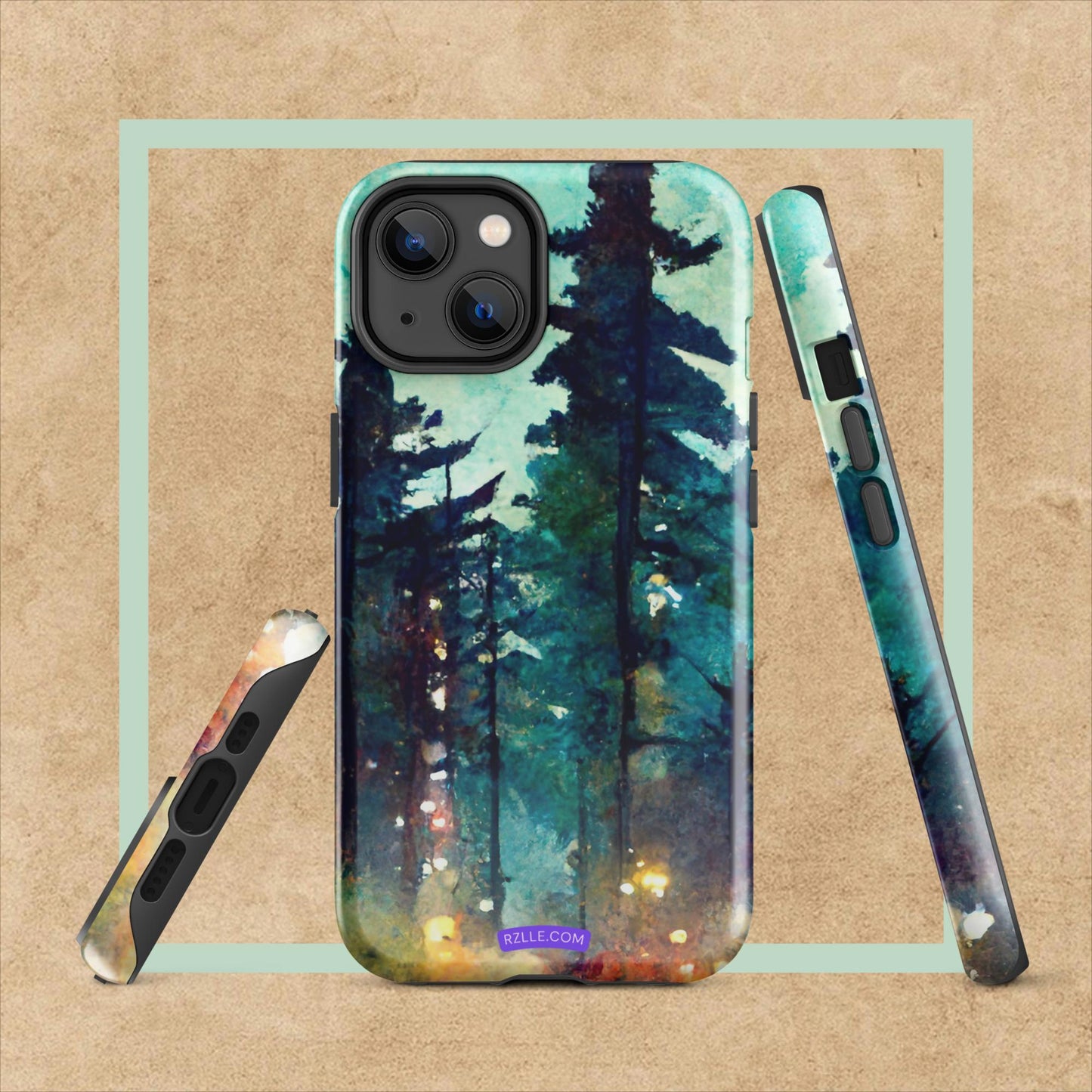 Into The Woods Watercolor Tough Case for iPhone®