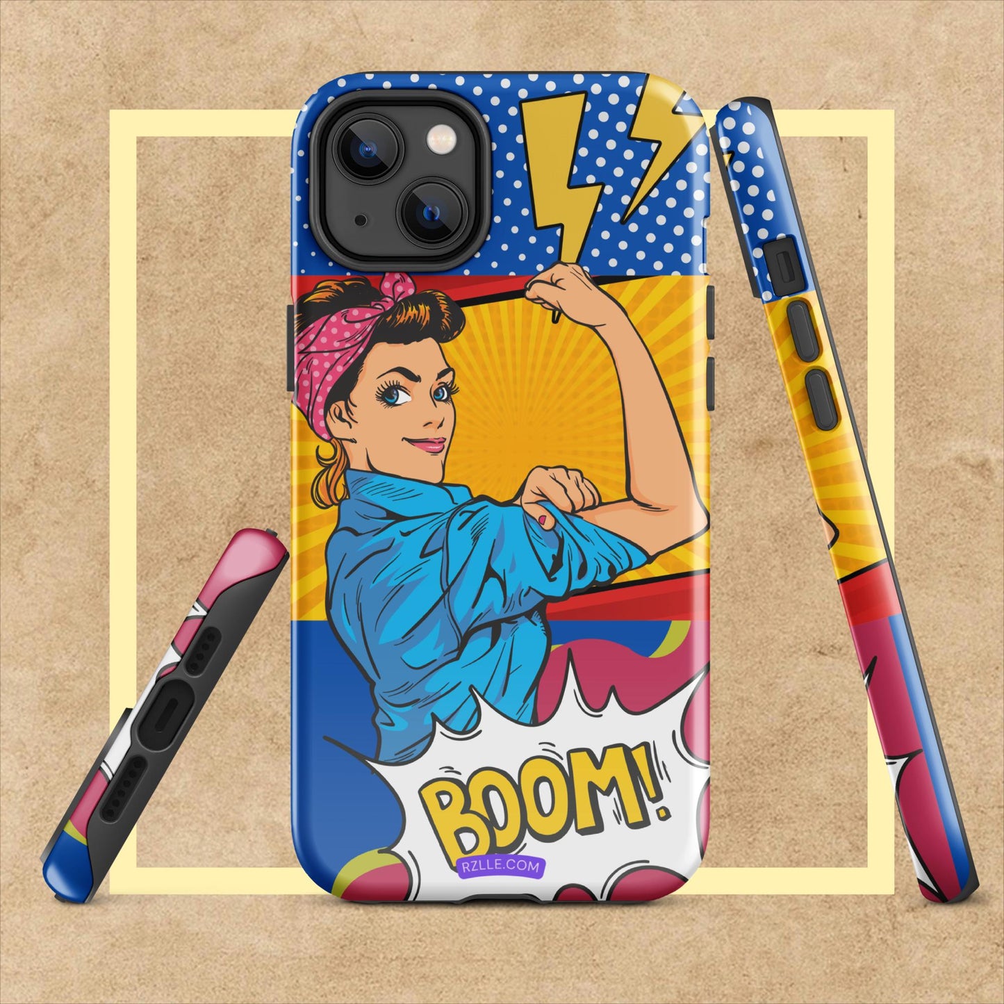 Pop Art Strong Woman Tough Case for iPhone®