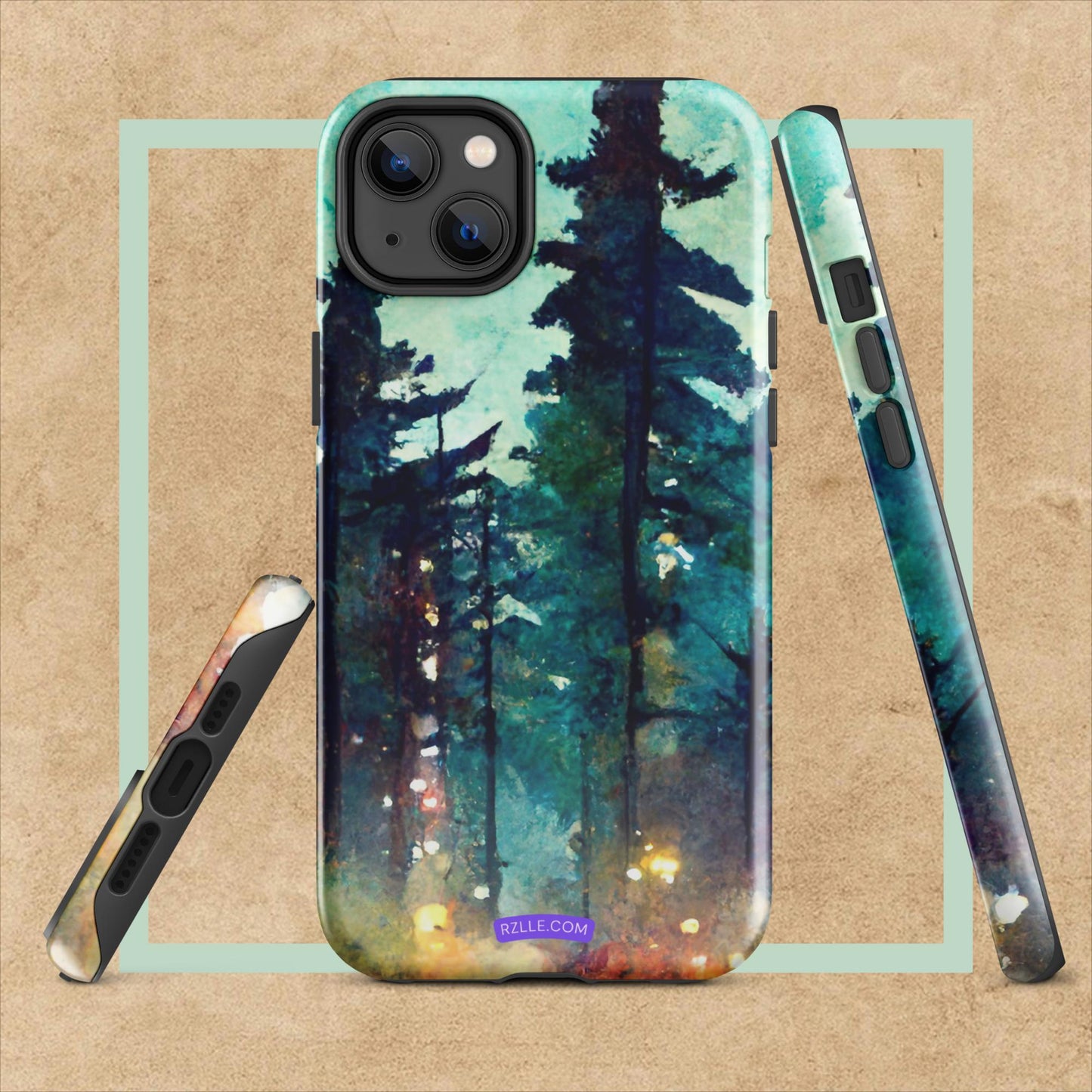 Into The Woods Watercolor Tough Case for iPhone®