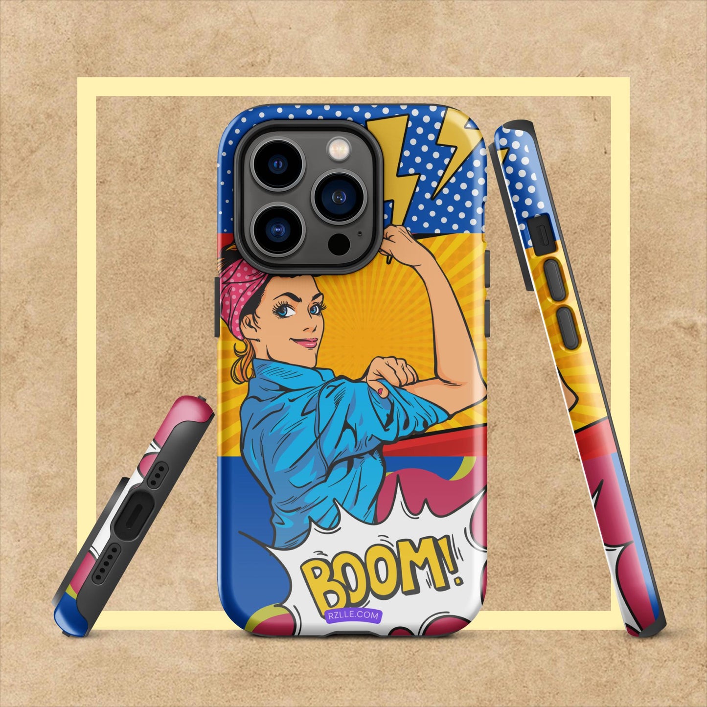 Pop Art Strong Woman Tough Case for iPhone®