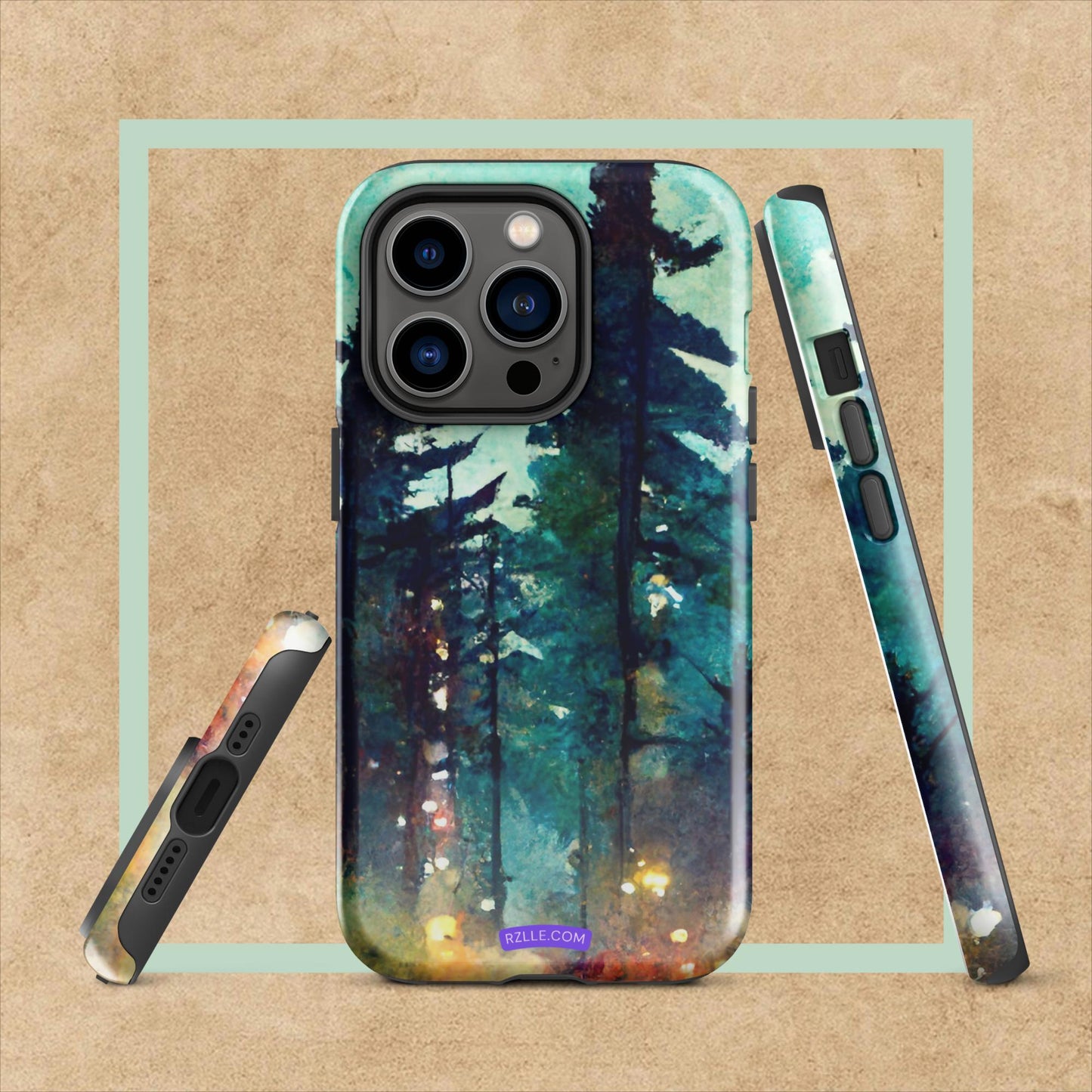 Into The Woods Watercolor Tough Case for iPhone®