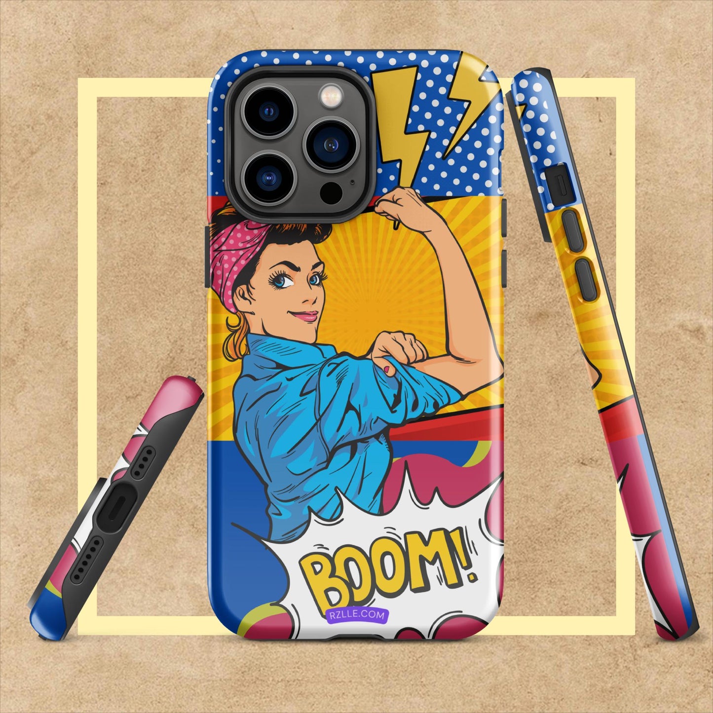 Pop Art Strong Woman Tough Case for iPhone®