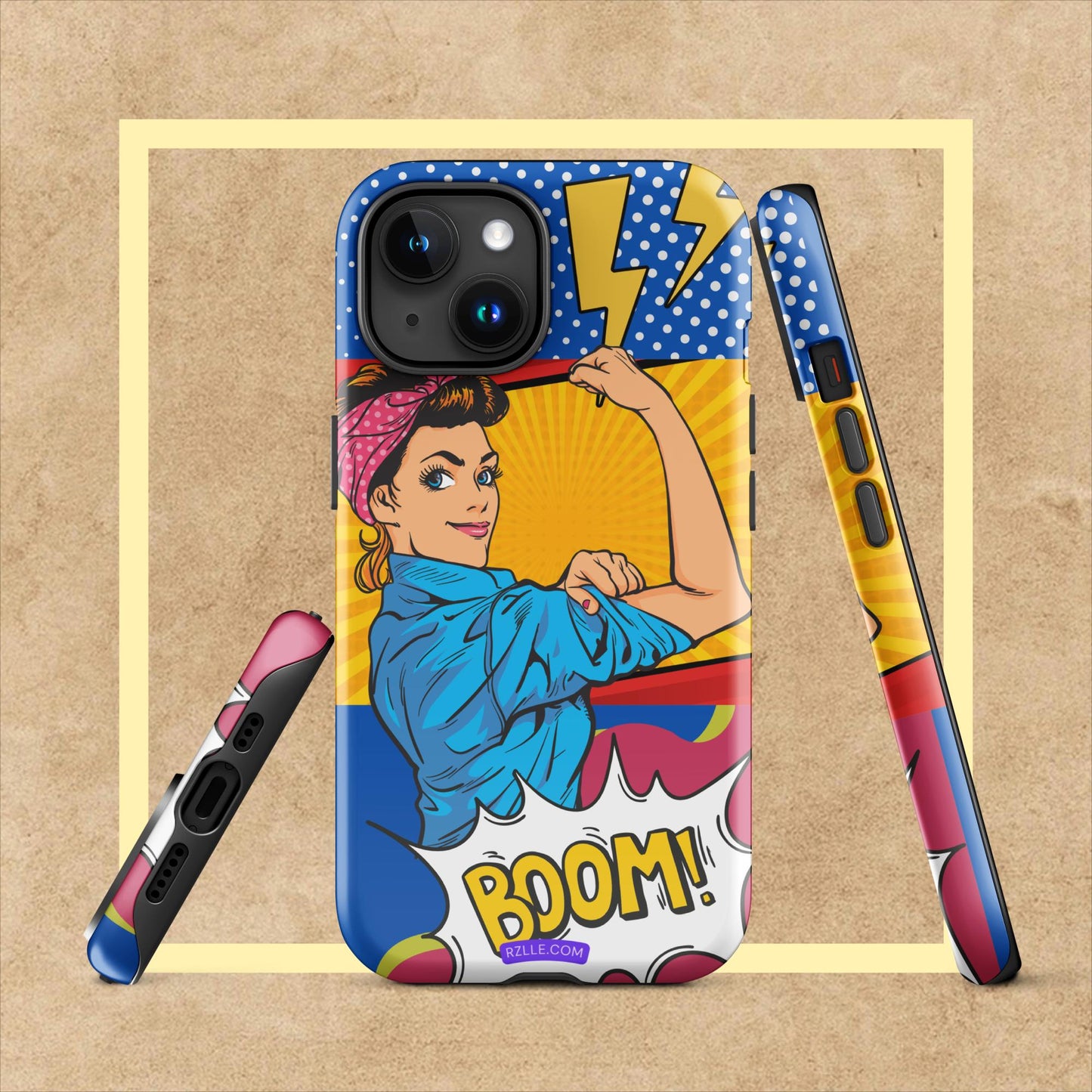 Pop Art Strong Woman Tough Case for iPhone®