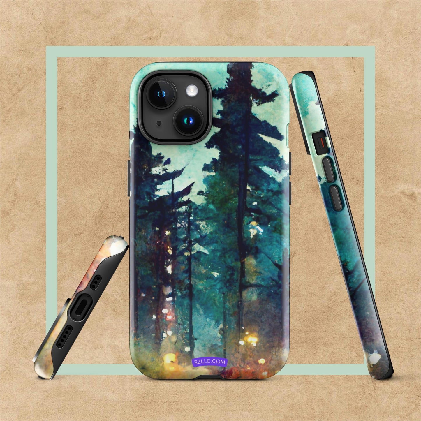 Into The Woods Watercolor Tough Case for iPhone®