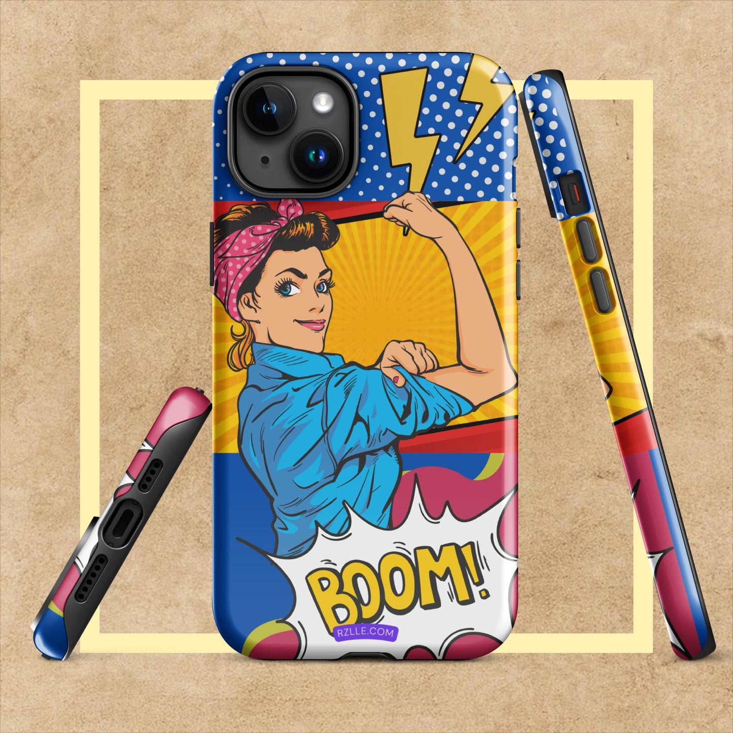 Pop Art Strong Woman Tough Case for iPhone®