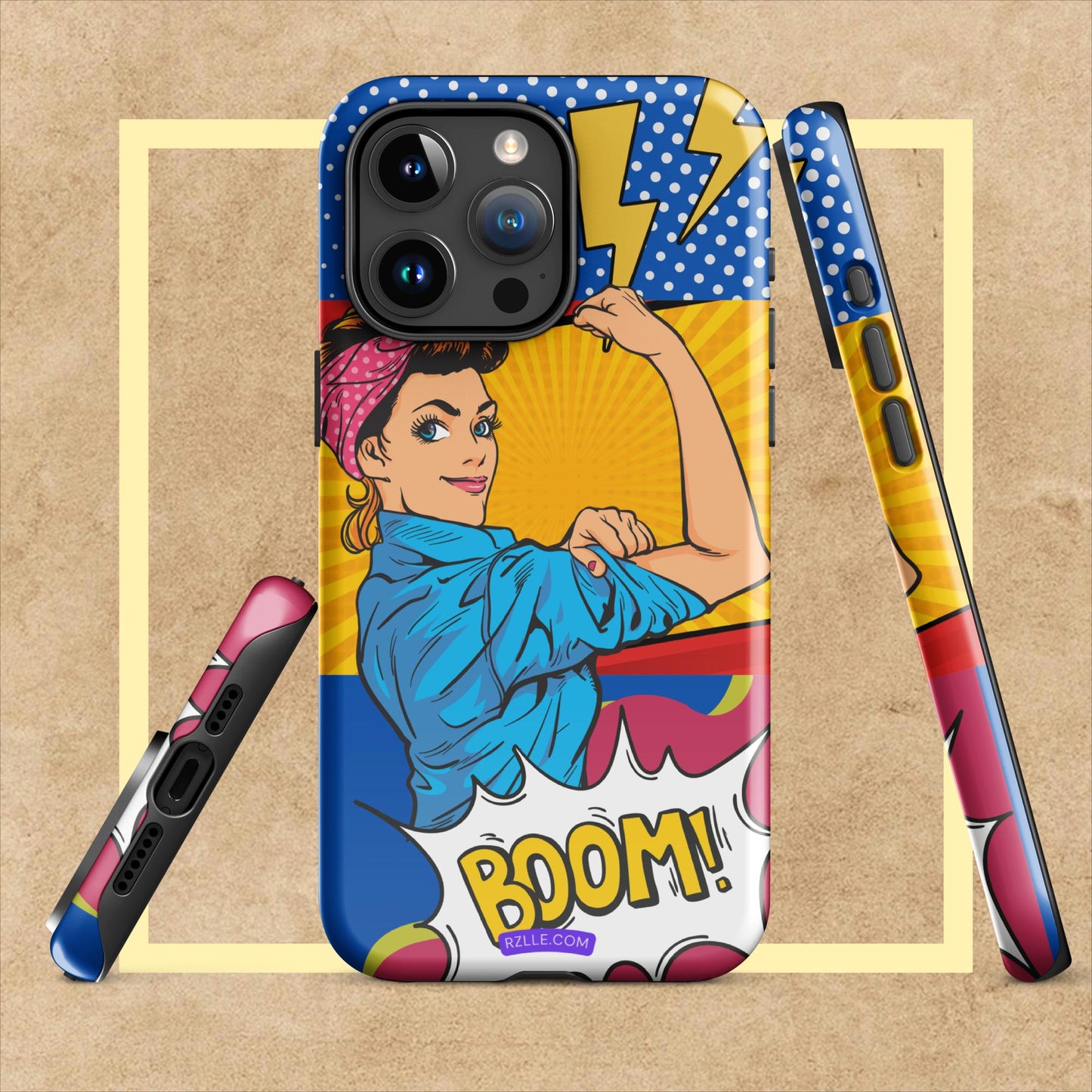 Pop Art Strong Woman Tough Case for iPhone®