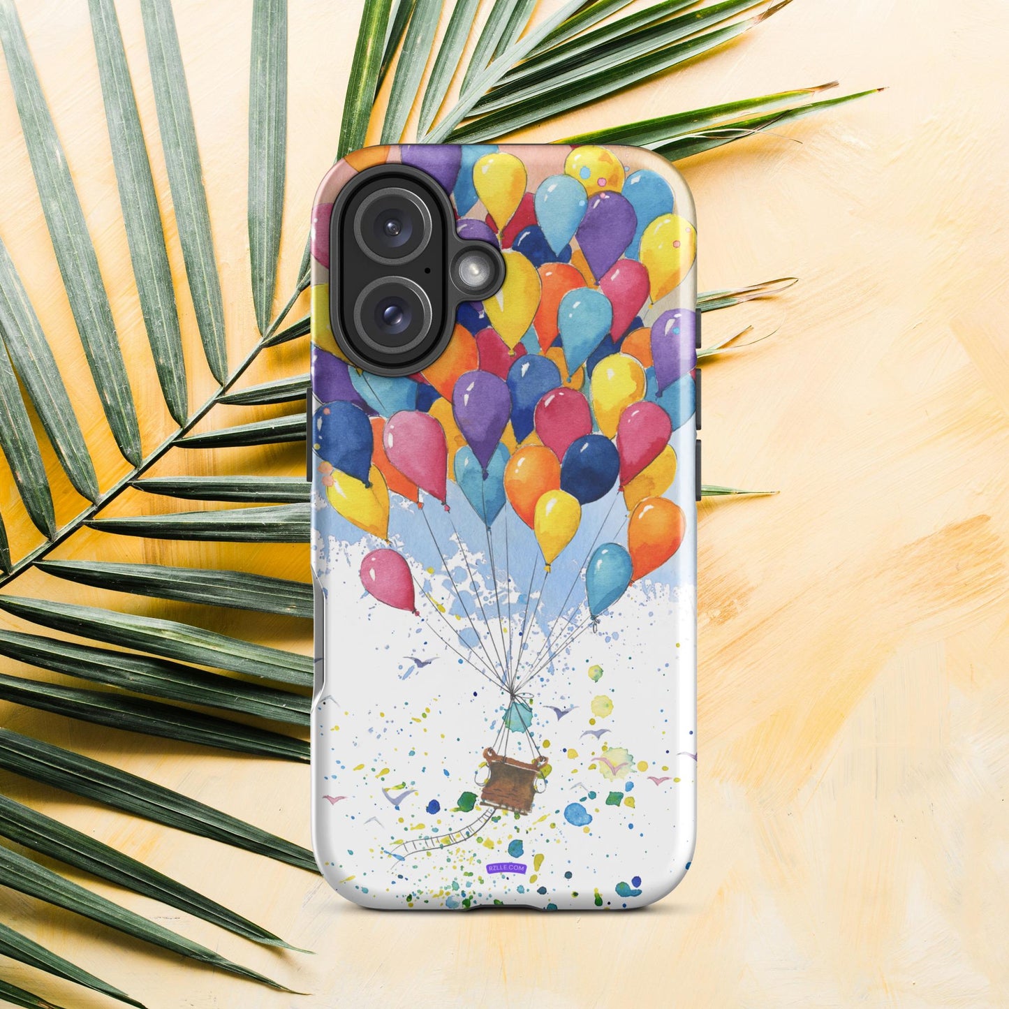 Colorful Balloons In Watercolor Tough Phone Case for iPhone®