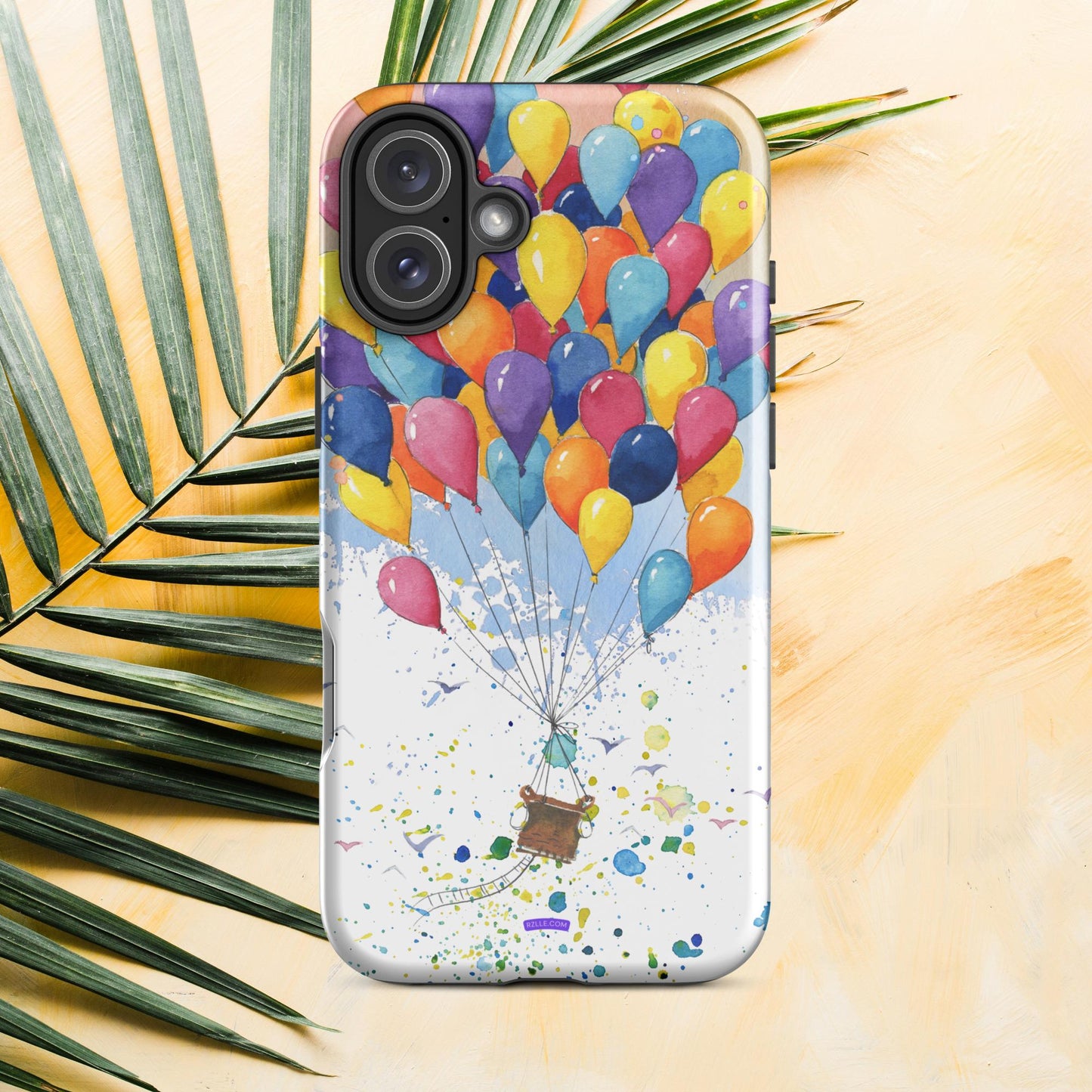 Colorful Balloons In Watercolor Tough Phone Case for iPhone®