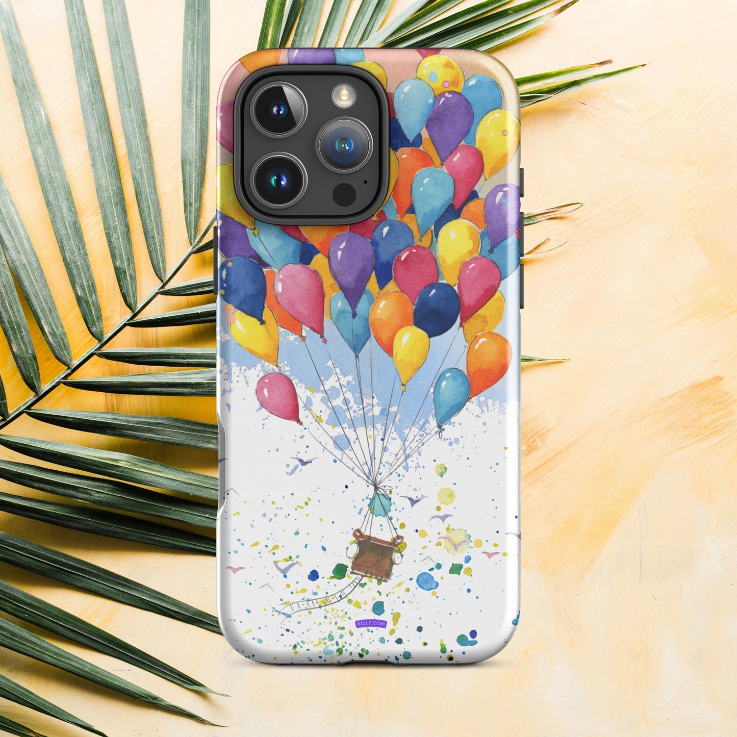 Colorful Balloons In Watercolor Tough Phone Case for iPhone®