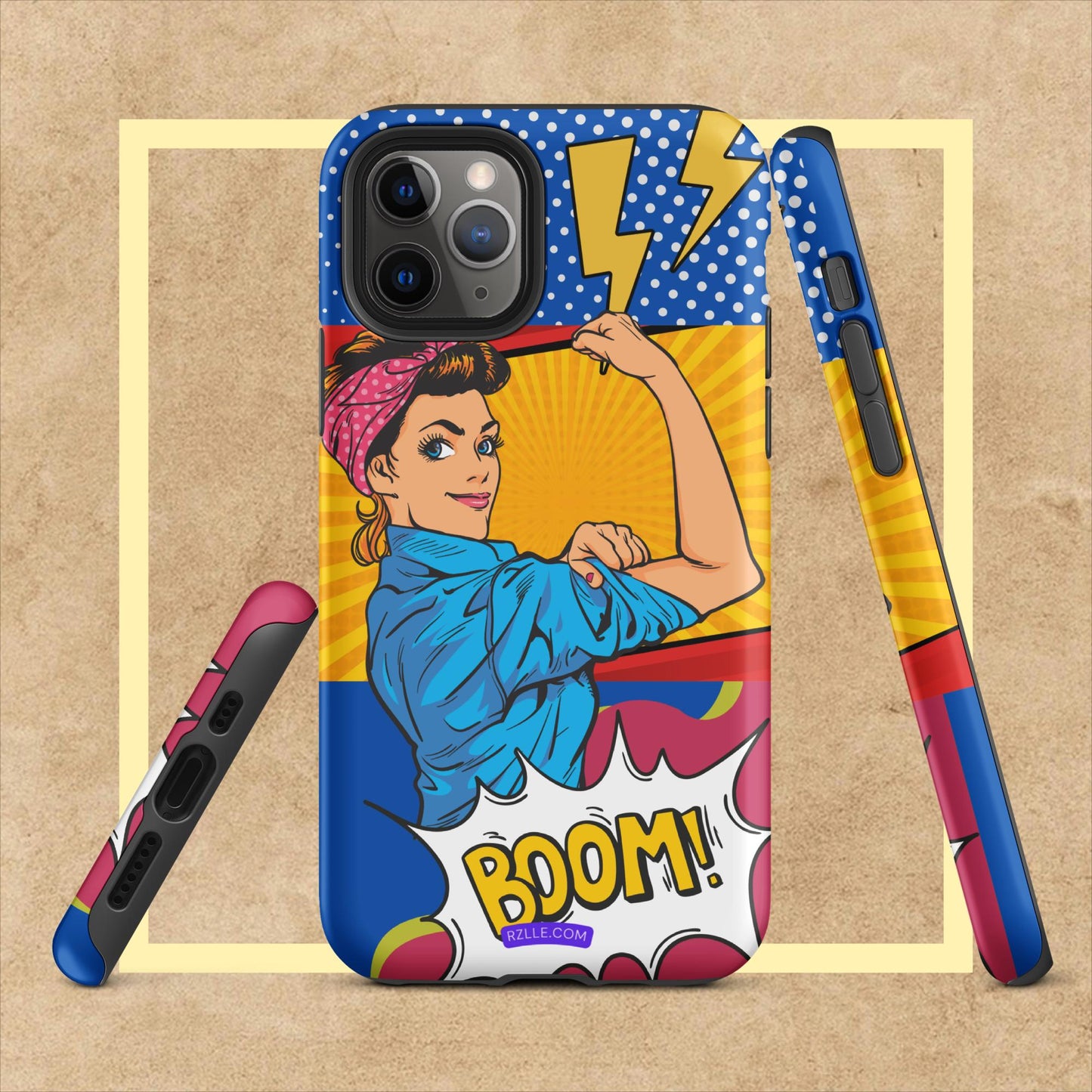 Pop Art Strong Woman Tough Case for iPhone®