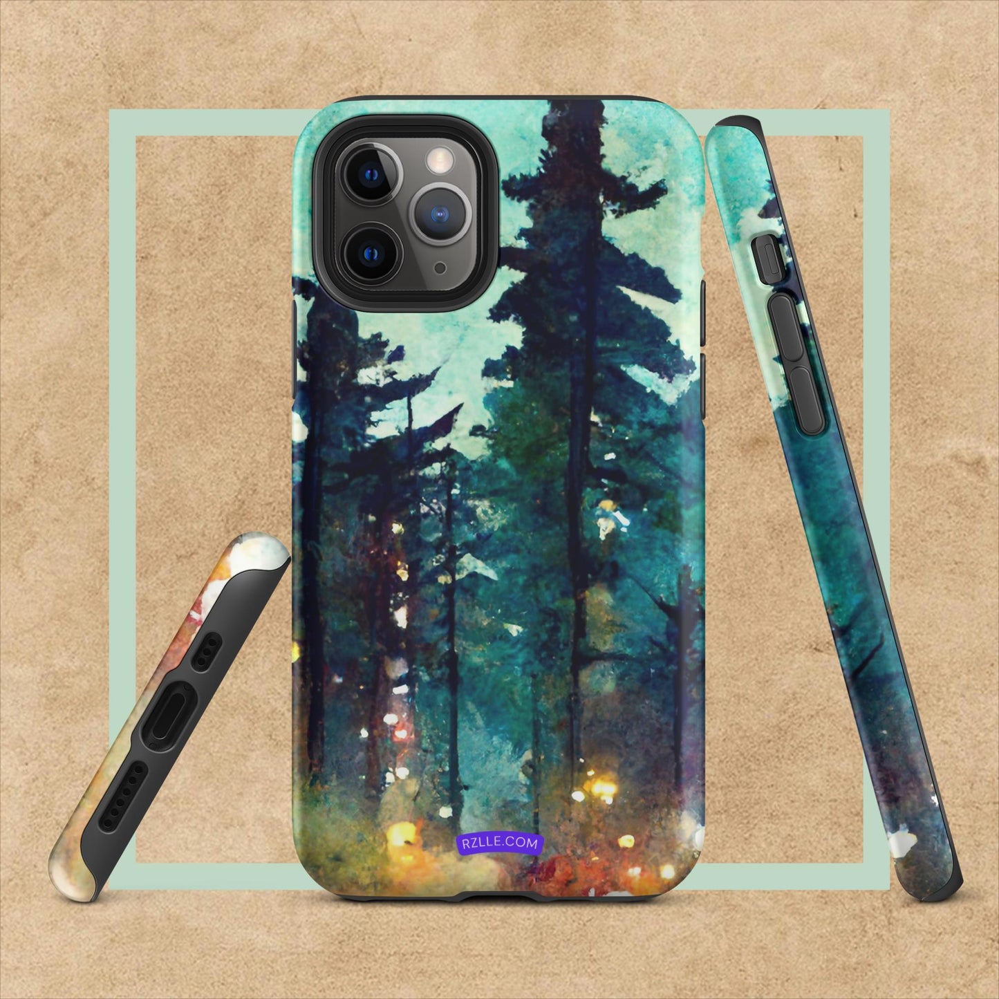 Into The Woods Watercolor Tough Case for iPhone®