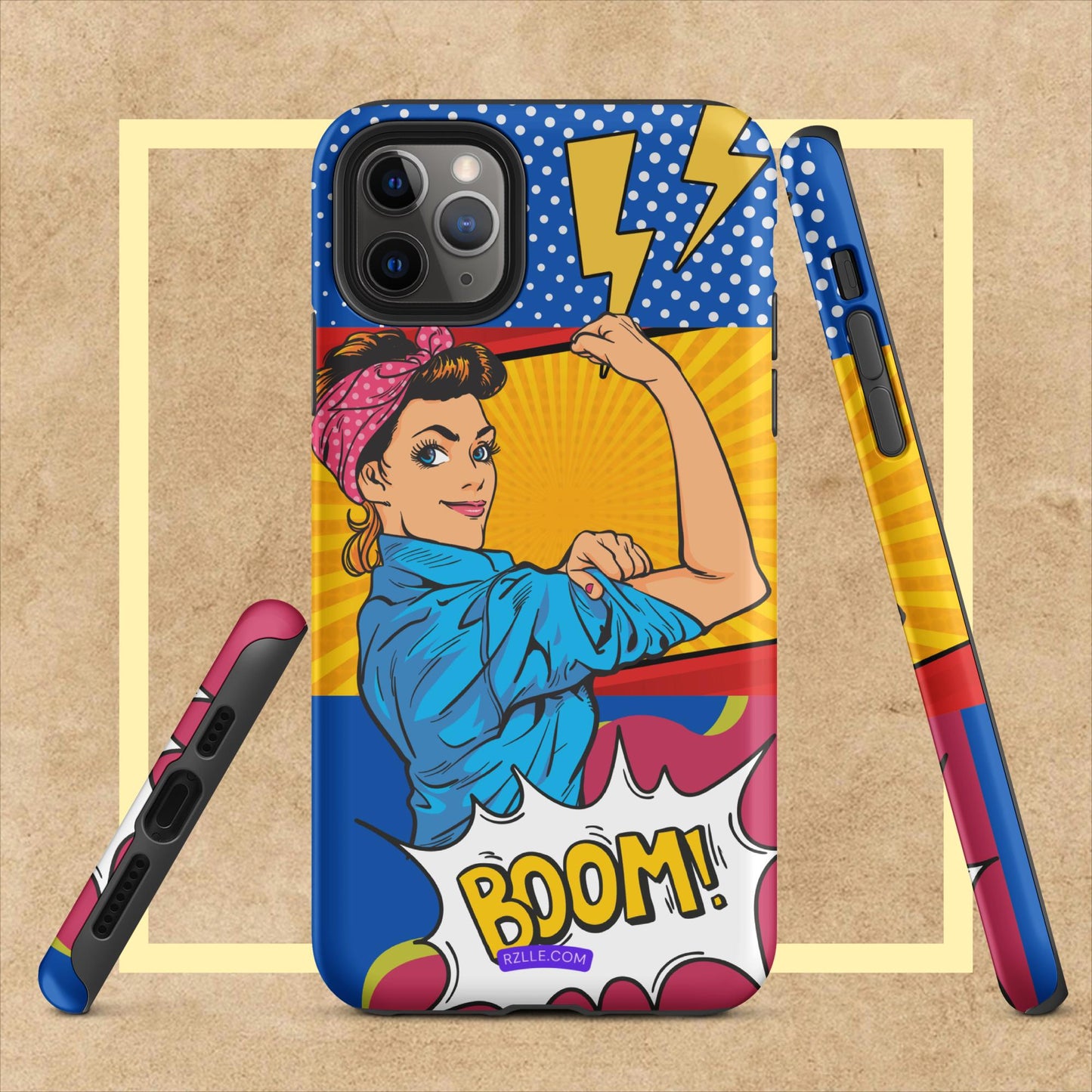 Pop Art Strong Woman Tough Case for iPhone®