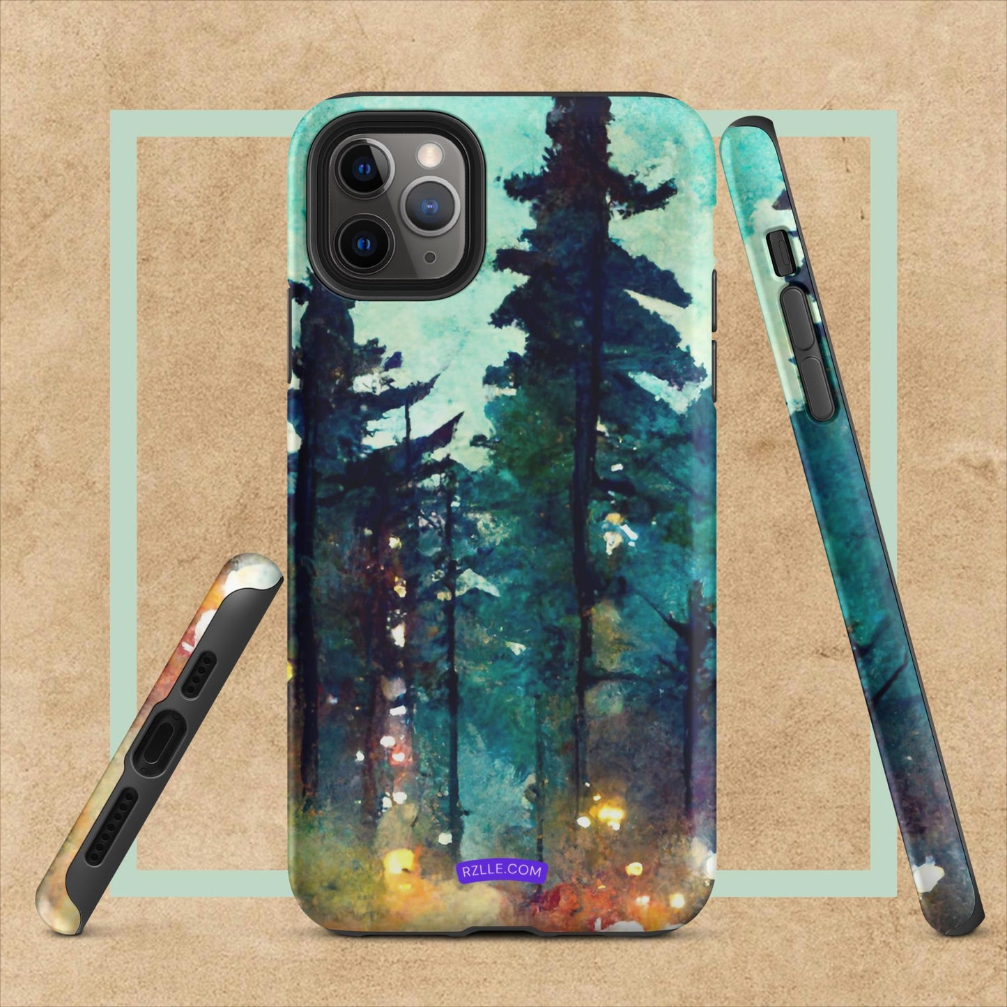 Into The Woods Watercolor Tough Case for iPhone®