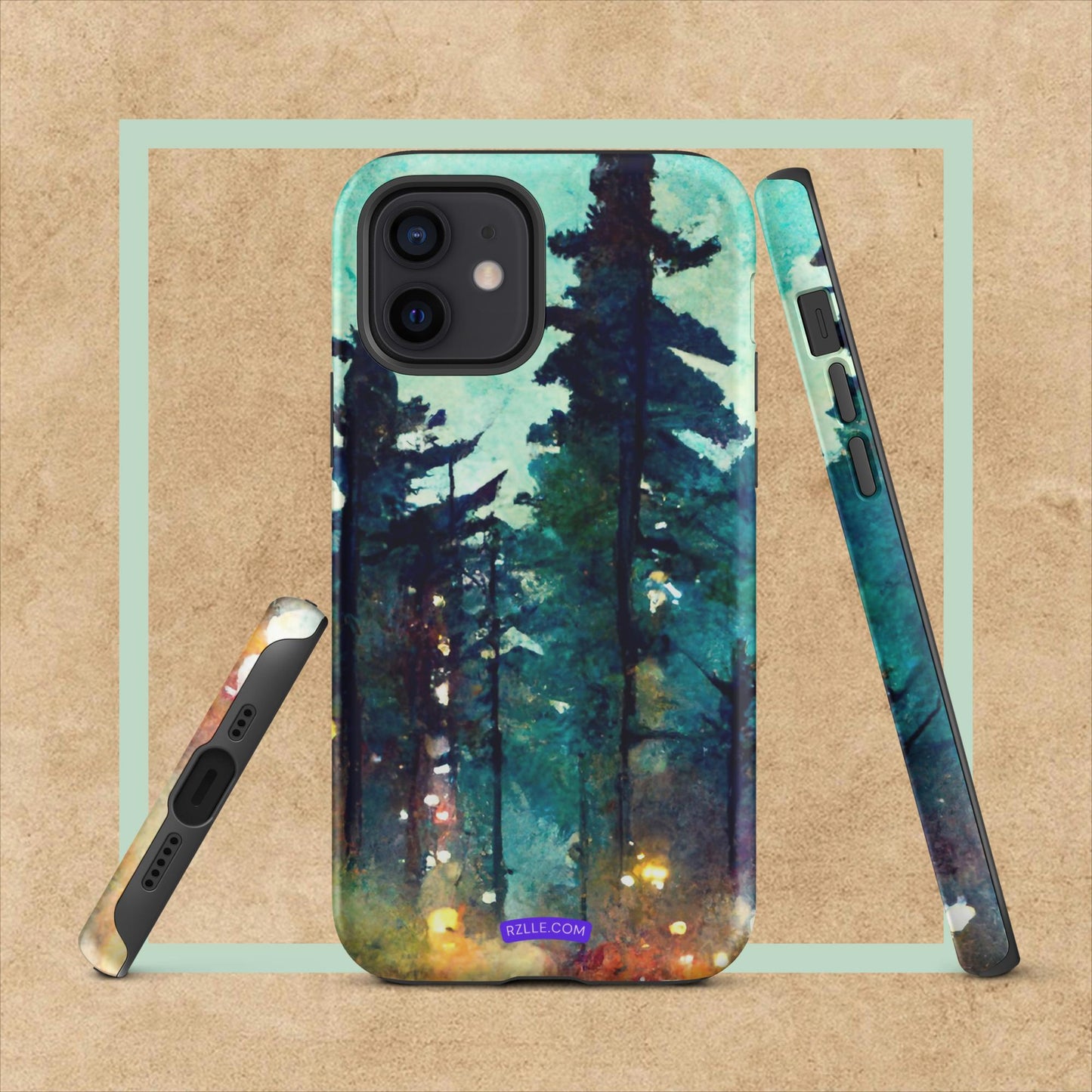 Into The Woods Watercolor Tough Case for iPhone®