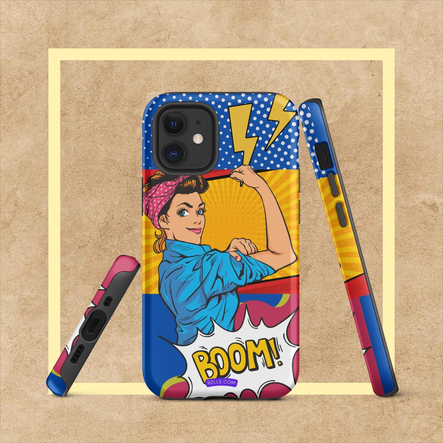 Pop Art Strong Woman Tough Case for iPhone®