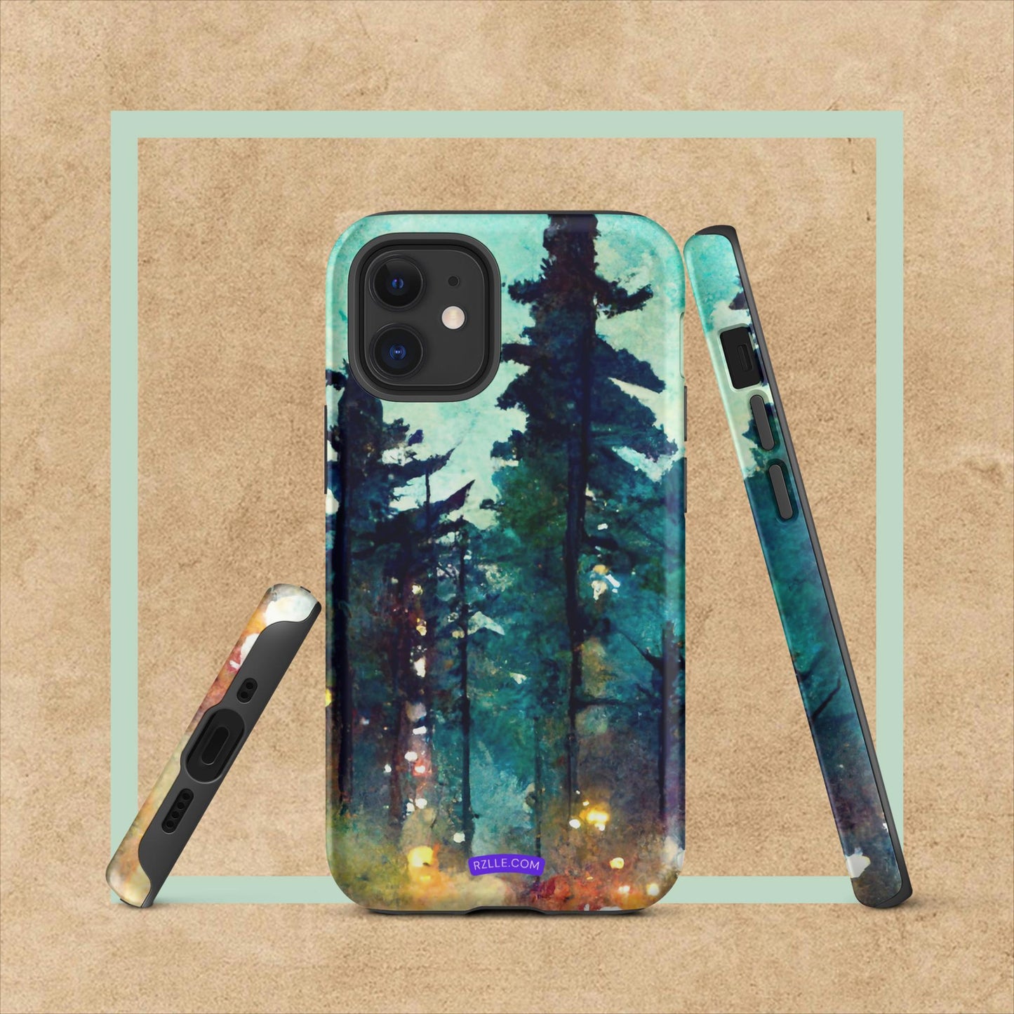 Into The Woods Watercolor Tough Case for iPhone®