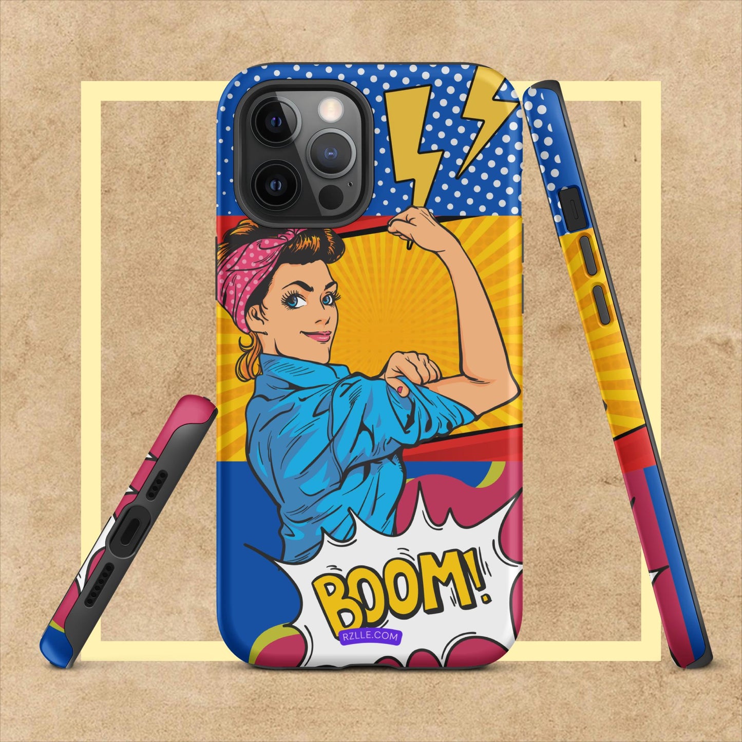 Pop Art Strong Woman Tough Case for iPhone®