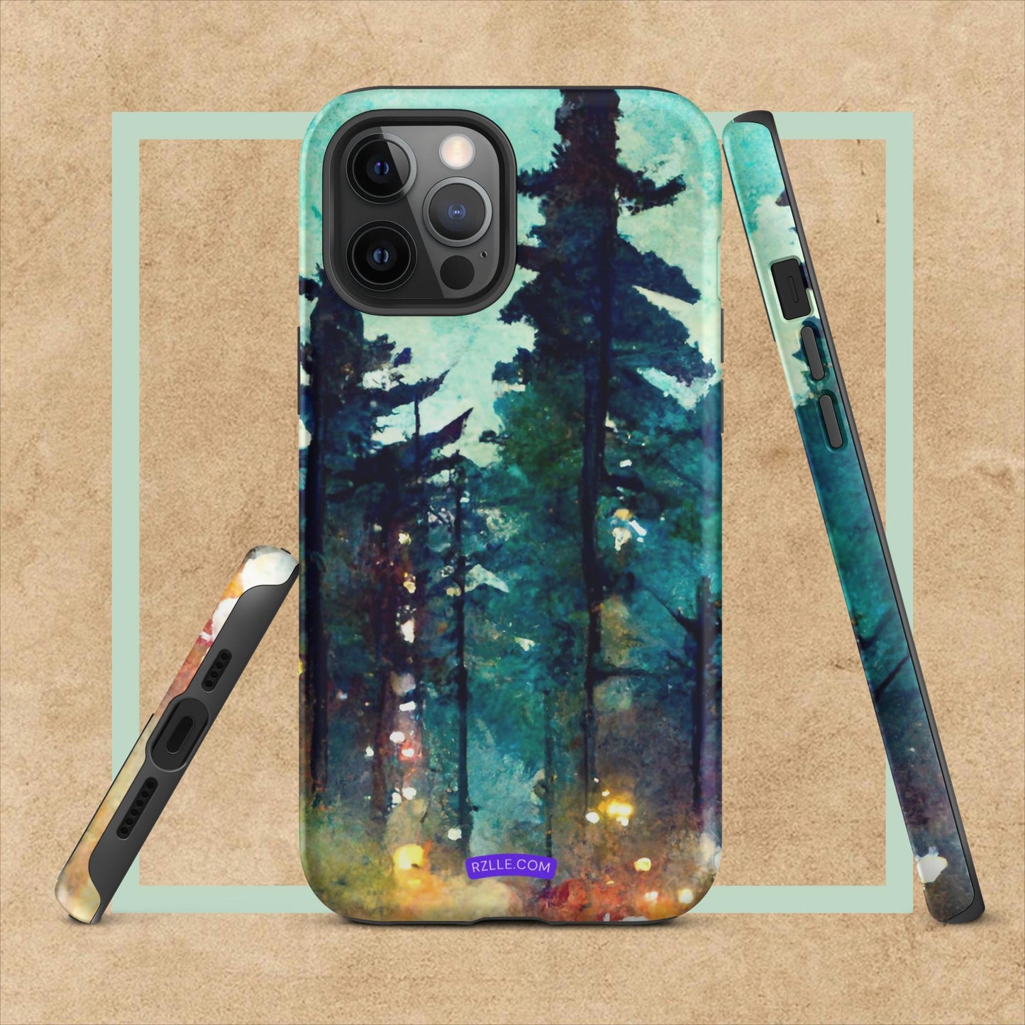 Into The Woods Watercolor Tough Case for iPhone®