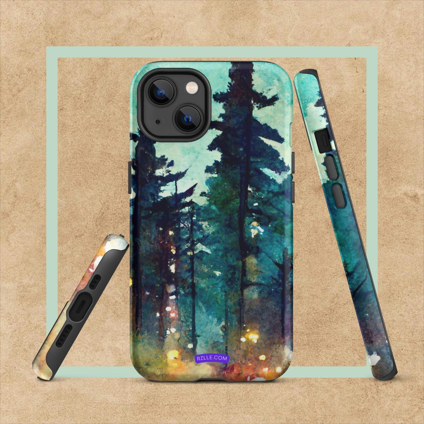 Into The Woods Watercolor Tough Case for iPhone®