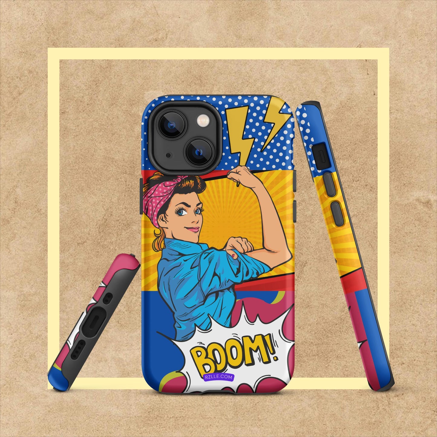 Pop Art Strong Woman Tough Case for iPhone®