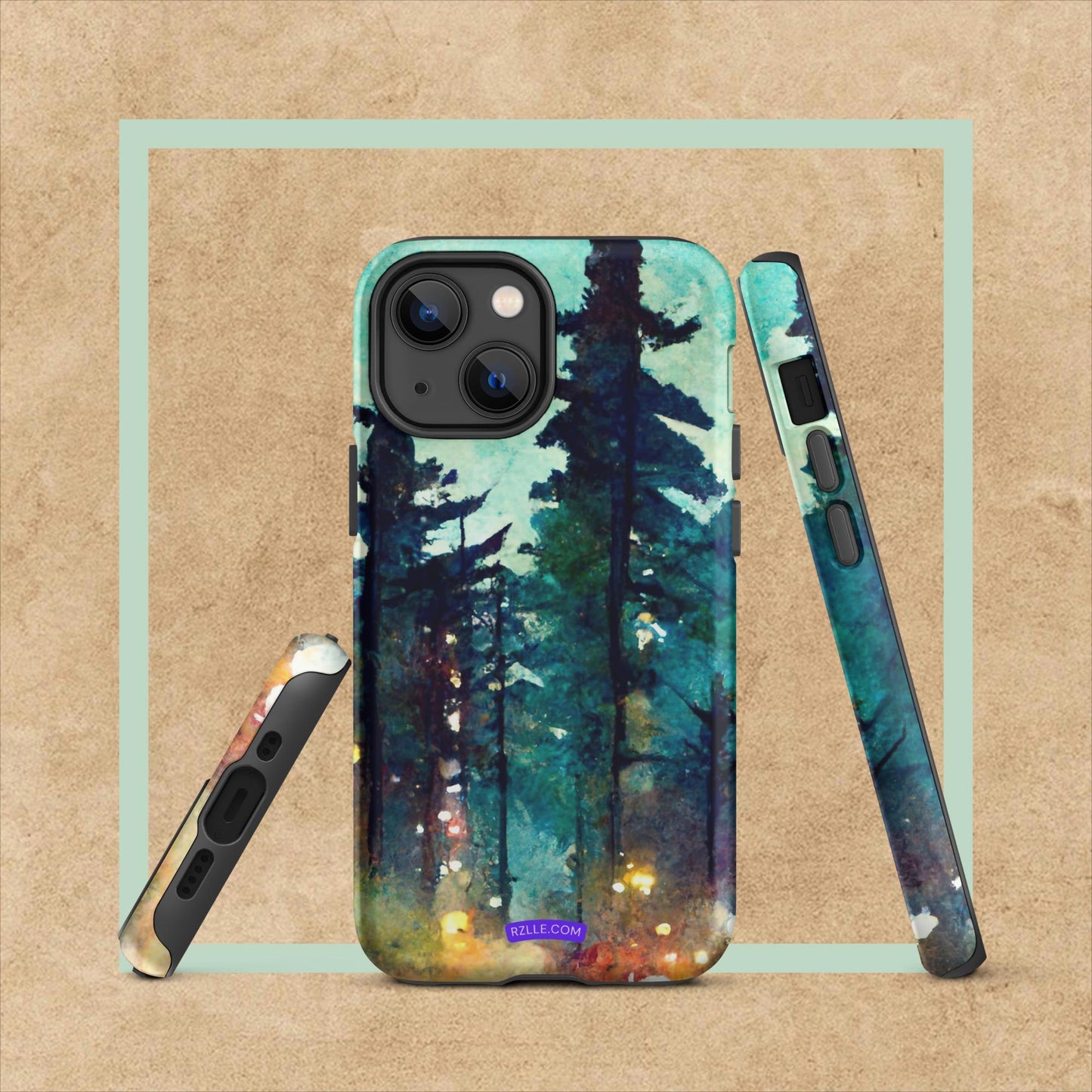 Into The Woods Watercolor Tough Case for iPhone®