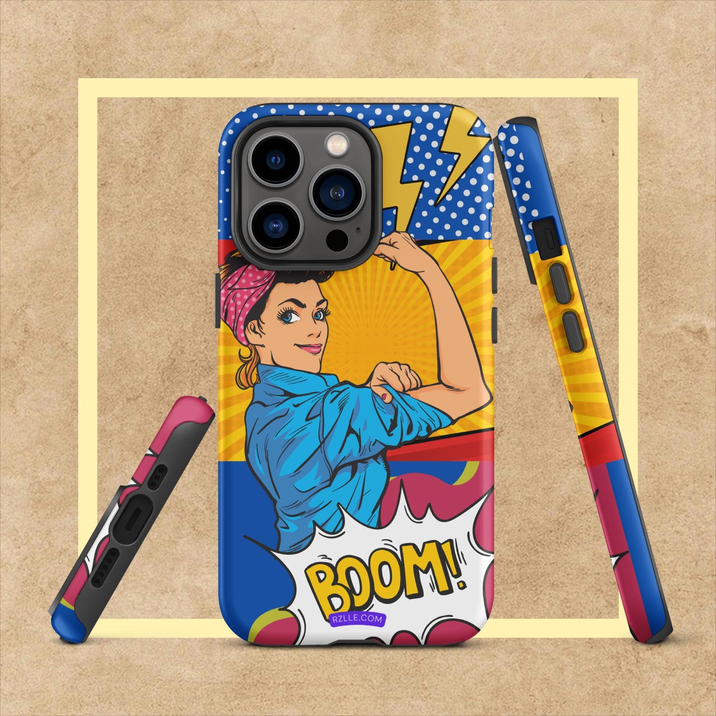 Pop Art Strong Woman Tough Case for iPhone®