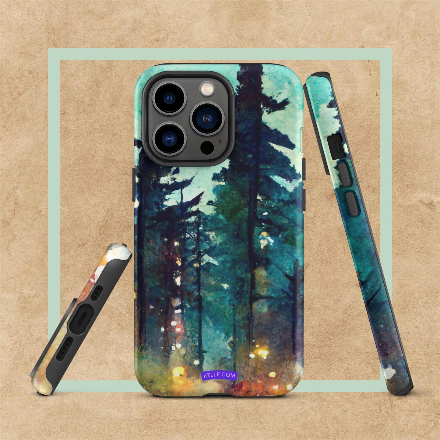 Into The Woods Watercolor Tough Case for iPhone®