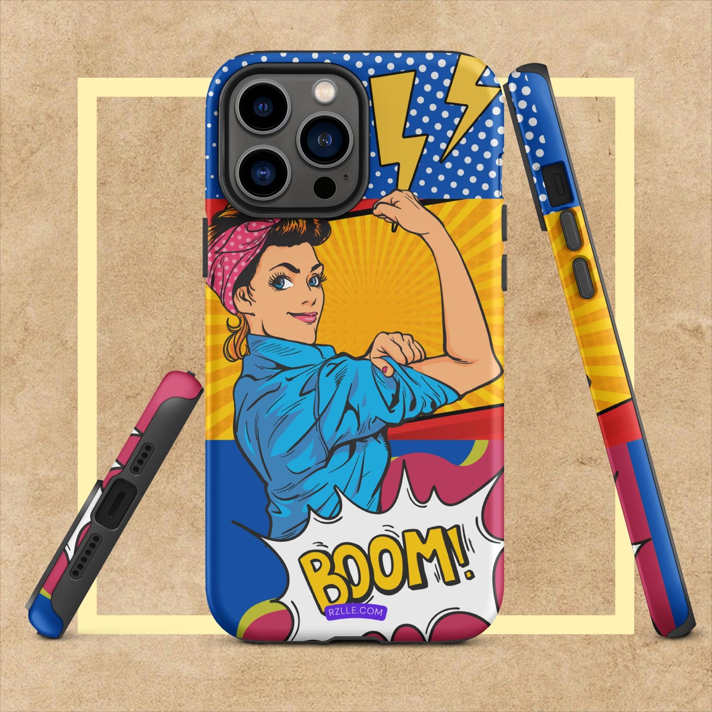 Pop Art Strong Woman Tough Case for iPhone®