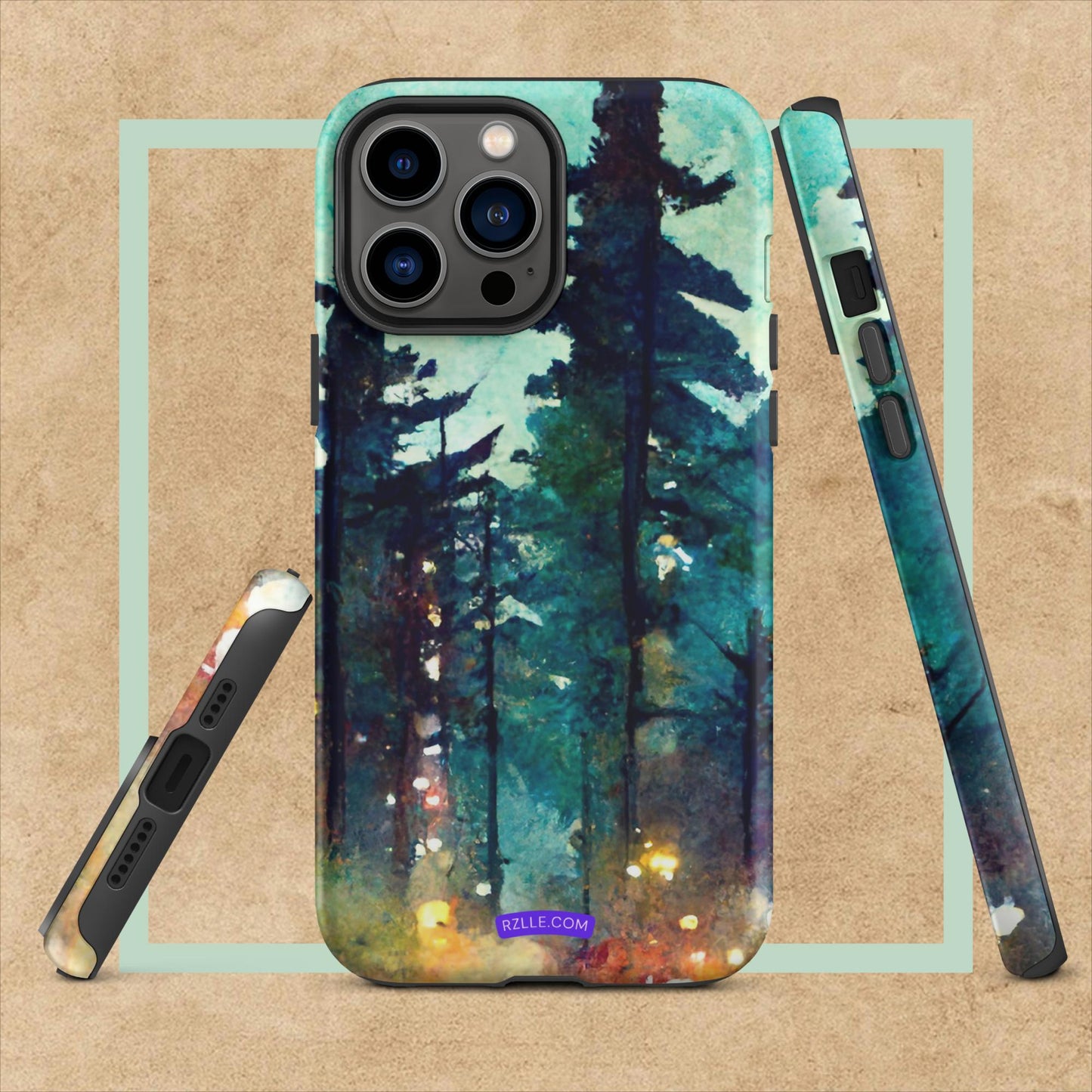 Into The Woods Watercolor Tough Case for iPhone®