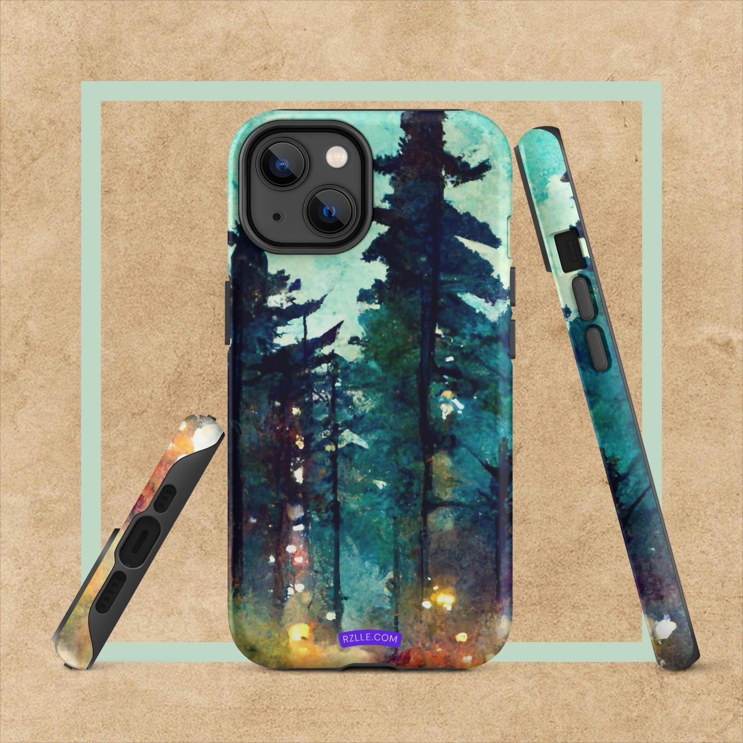 Into The Woods Watercolor Tough Case for iPhone®