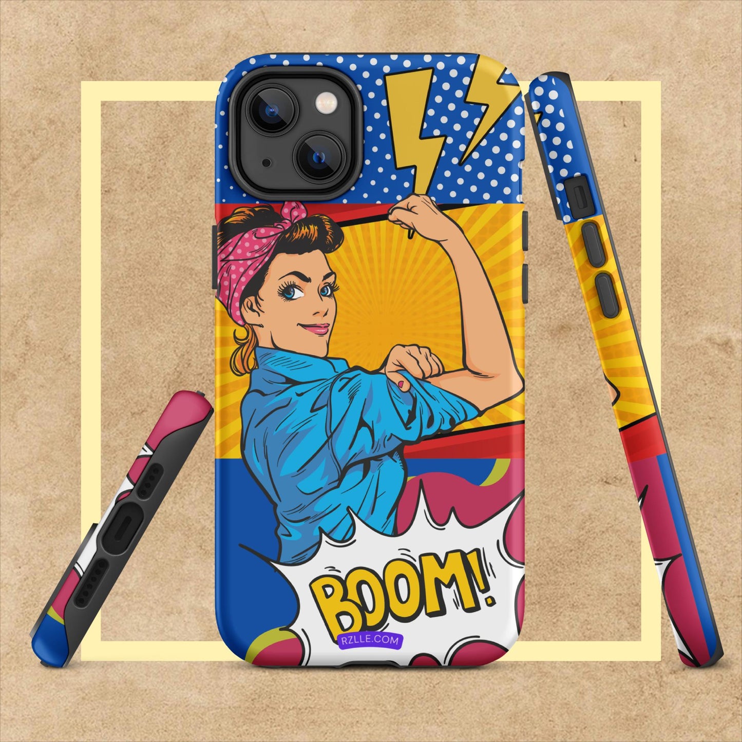 Pop Art Strong Woman Tough Case for iPhone®