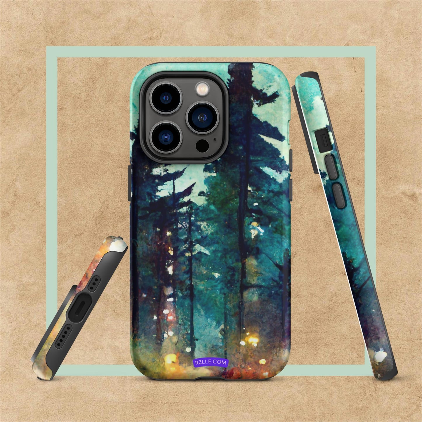 Into The Woods Watercolor Tough Case for iPhone®