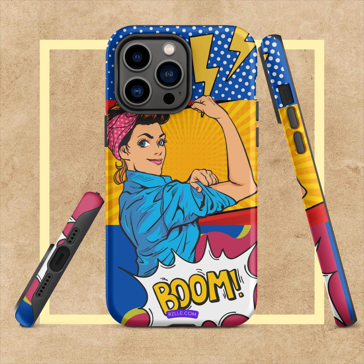 Pop Art Strong Woman Tough Case for iPhone®