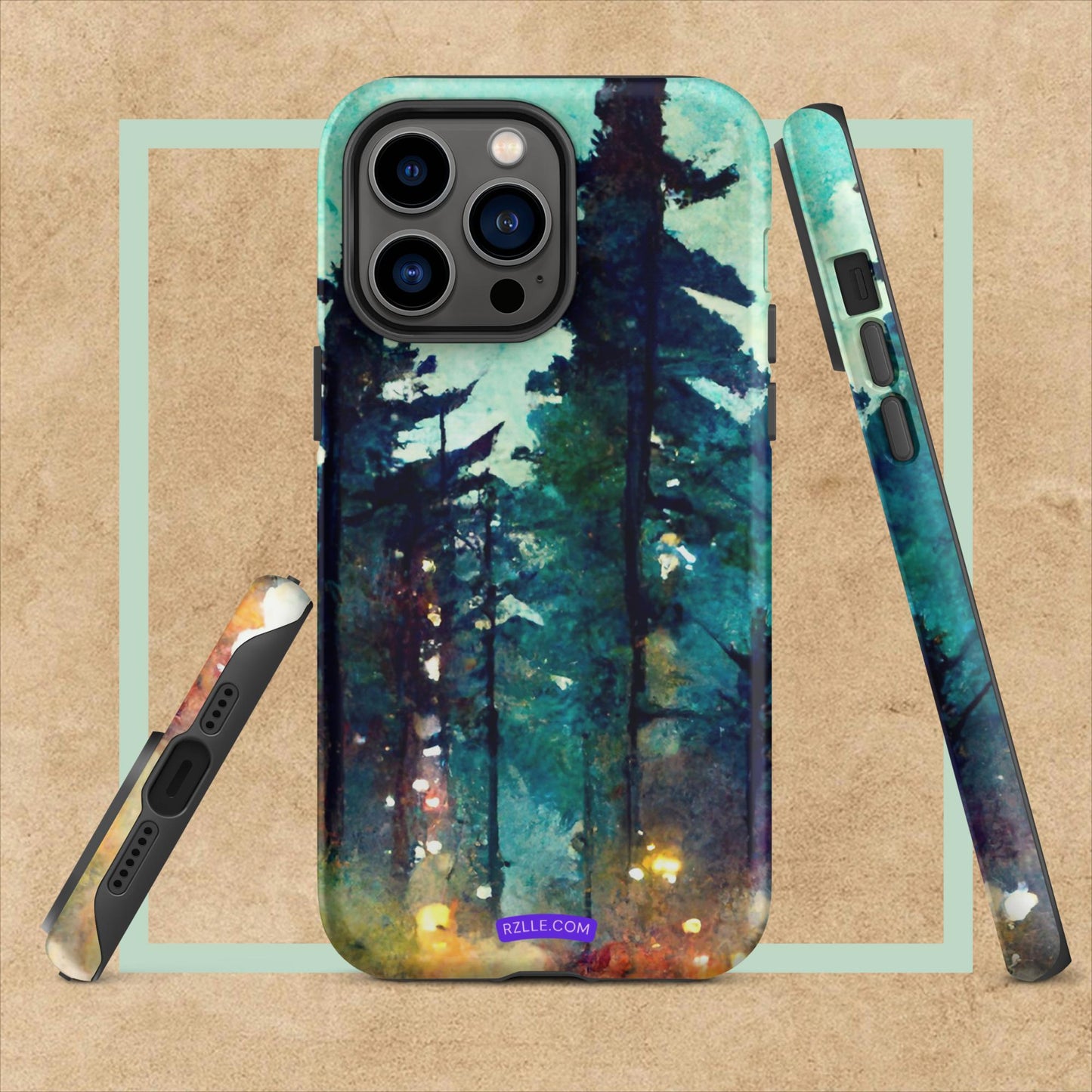 Into The Woods Watercolor Tough Case for iPhone®